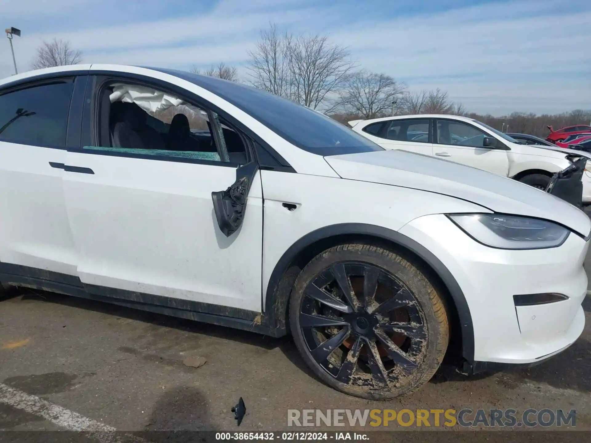 21 Фотография поврежденного автомобиля 7SAXCBE51NF340713 TESLA MODEL X 2022