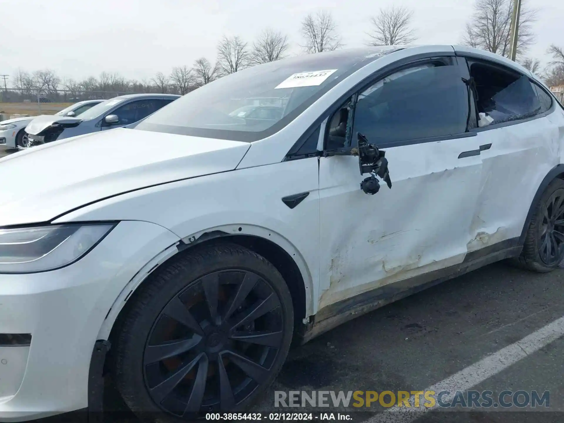 22 Photograph of a damaged car 7SAXCBE51NF340713 TESLA MODEL X 2022