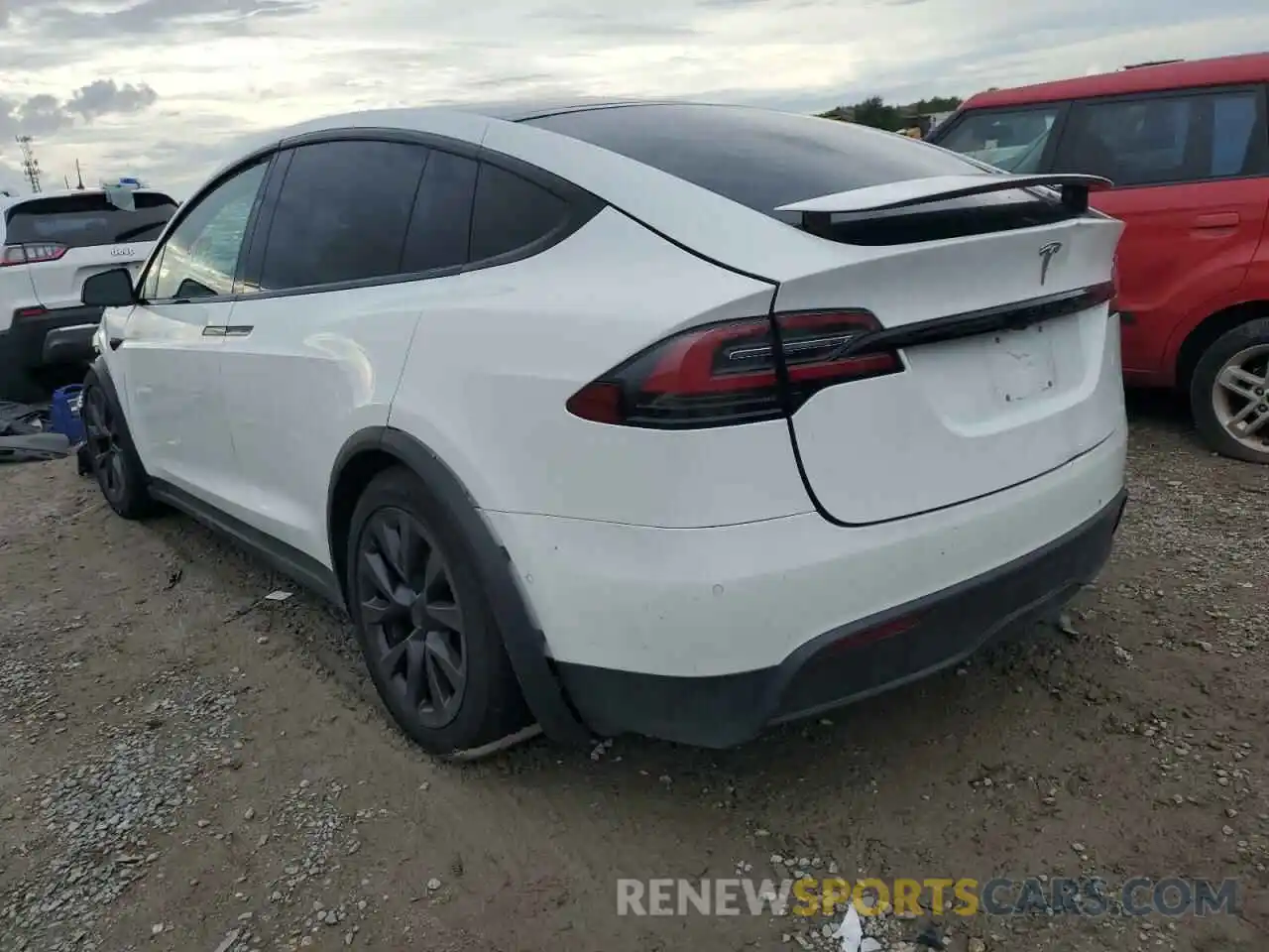 3 Photograph of a damaged car 7SAXCBE58NF332978 TESLA MODEL X 2022