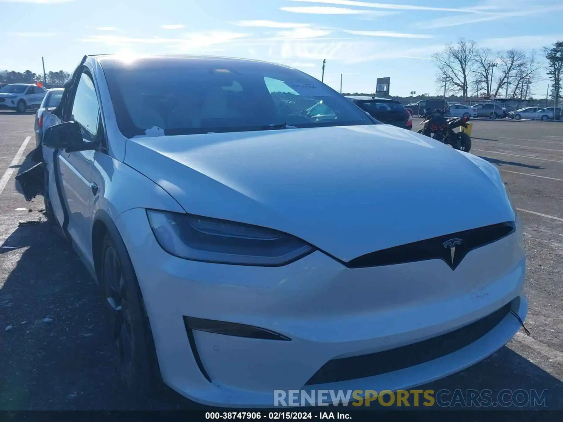 1 Photograph of a damaged car 7SAXCBE59NF329037 TESLA MODEL X 2022