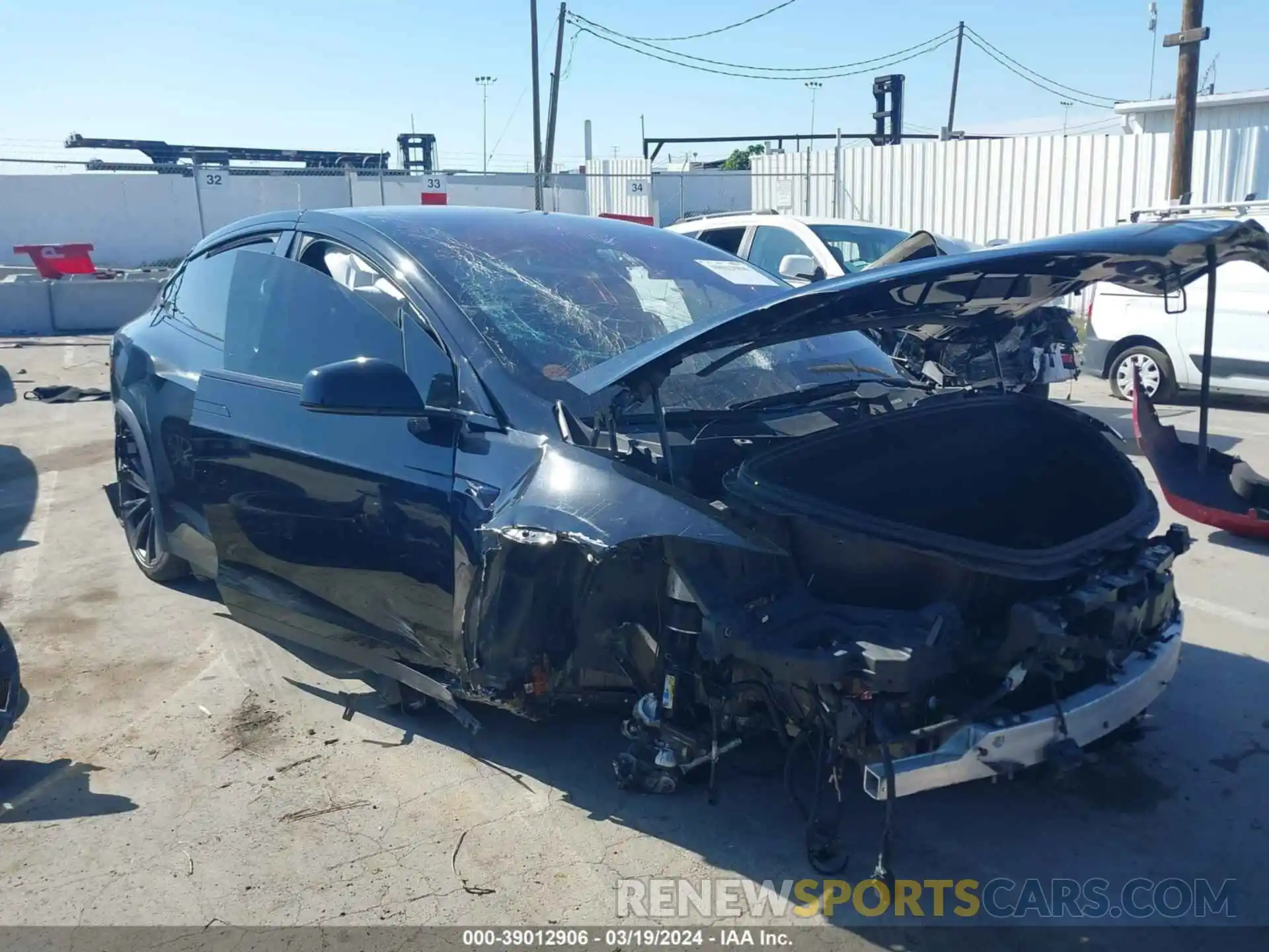 1 Photograph of a damaged car 7SAXCBE5XNF329788 TESLA MODEL X 2022