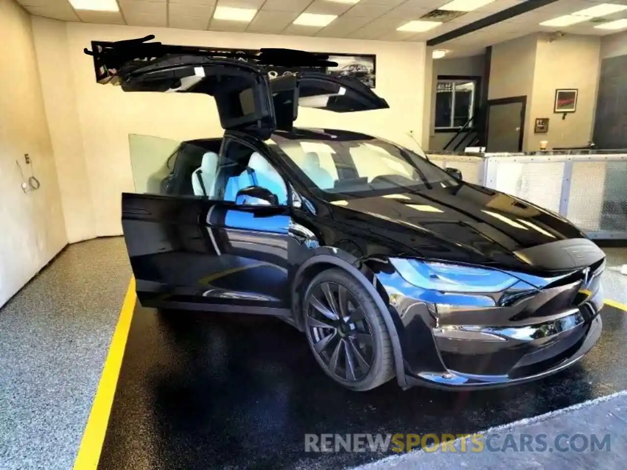 1 Photograph of a damaged car 7SAXCBE63NF333030 TESLA MODEL X 2022