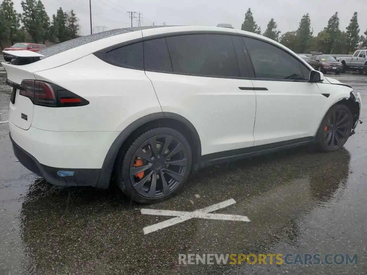 3 Фотография поврежденного автомобиля 7SAXCBE63NF346201 TESLA MODEL X 2022