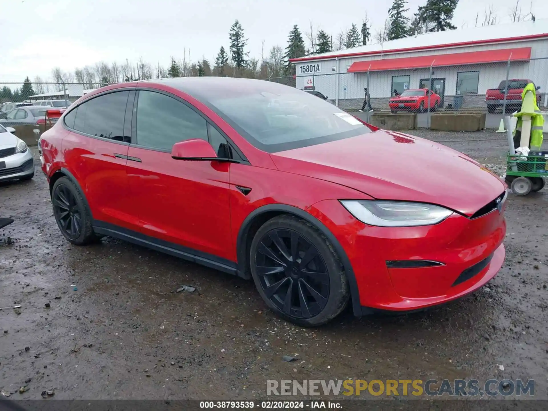 1 Photograph of a damaged car 7SAXCBE65NF358298 TESLA MODEL X 2022