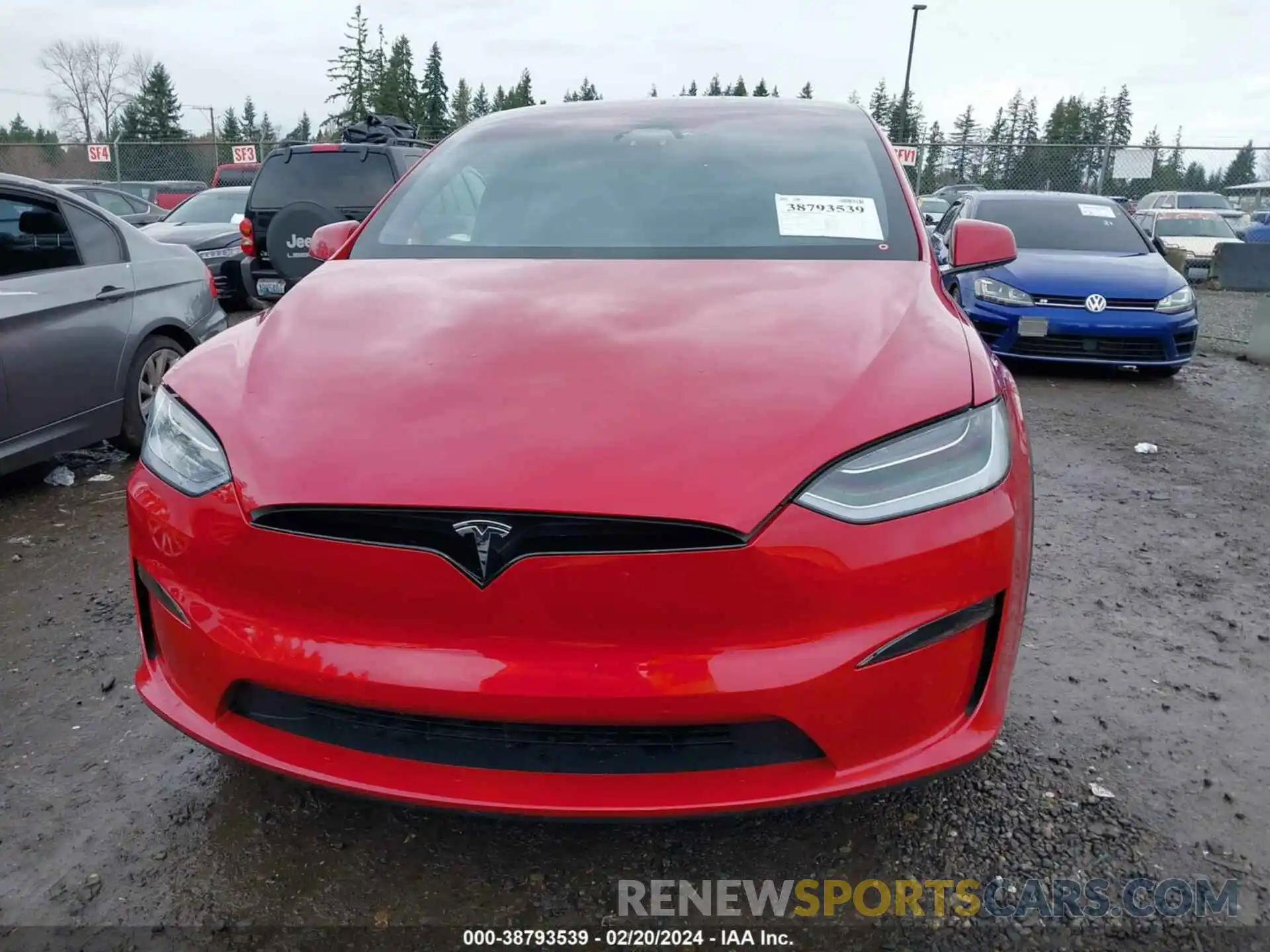 13 Photograph of a damaged car 7SAXCBE65NF358298 TESLA MODEL X 2022