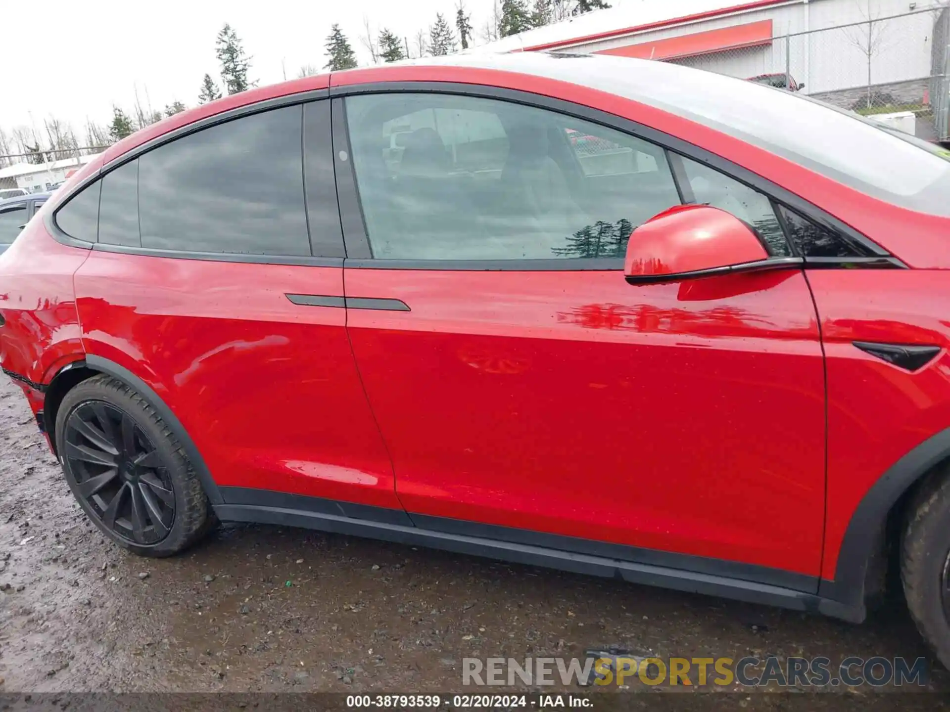 14 Photograph of a damaged car 7SAXCBE65NF358298 TESLA MODEL X 2022