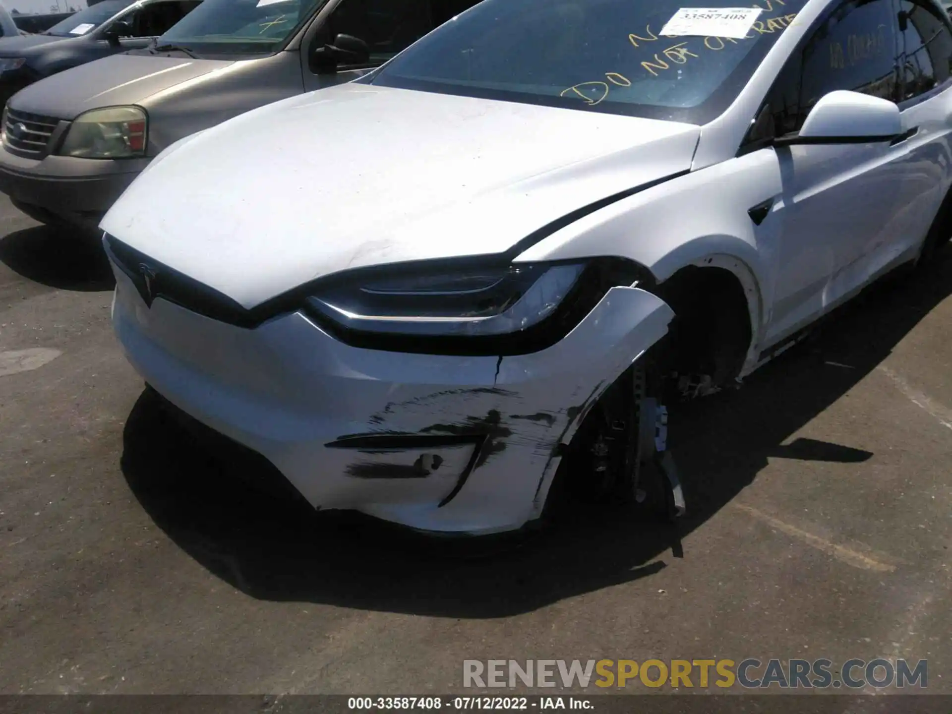 6 Photograph of a damaged car 7SAXCBE66NF337864 TESLA MODEL X 2022