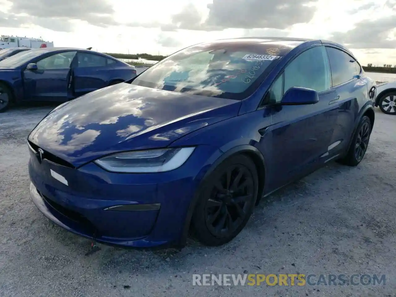 2 Фотография поврежденного автомобиля 7SAXCDE53NF359873 TESLA MODEL X 2022