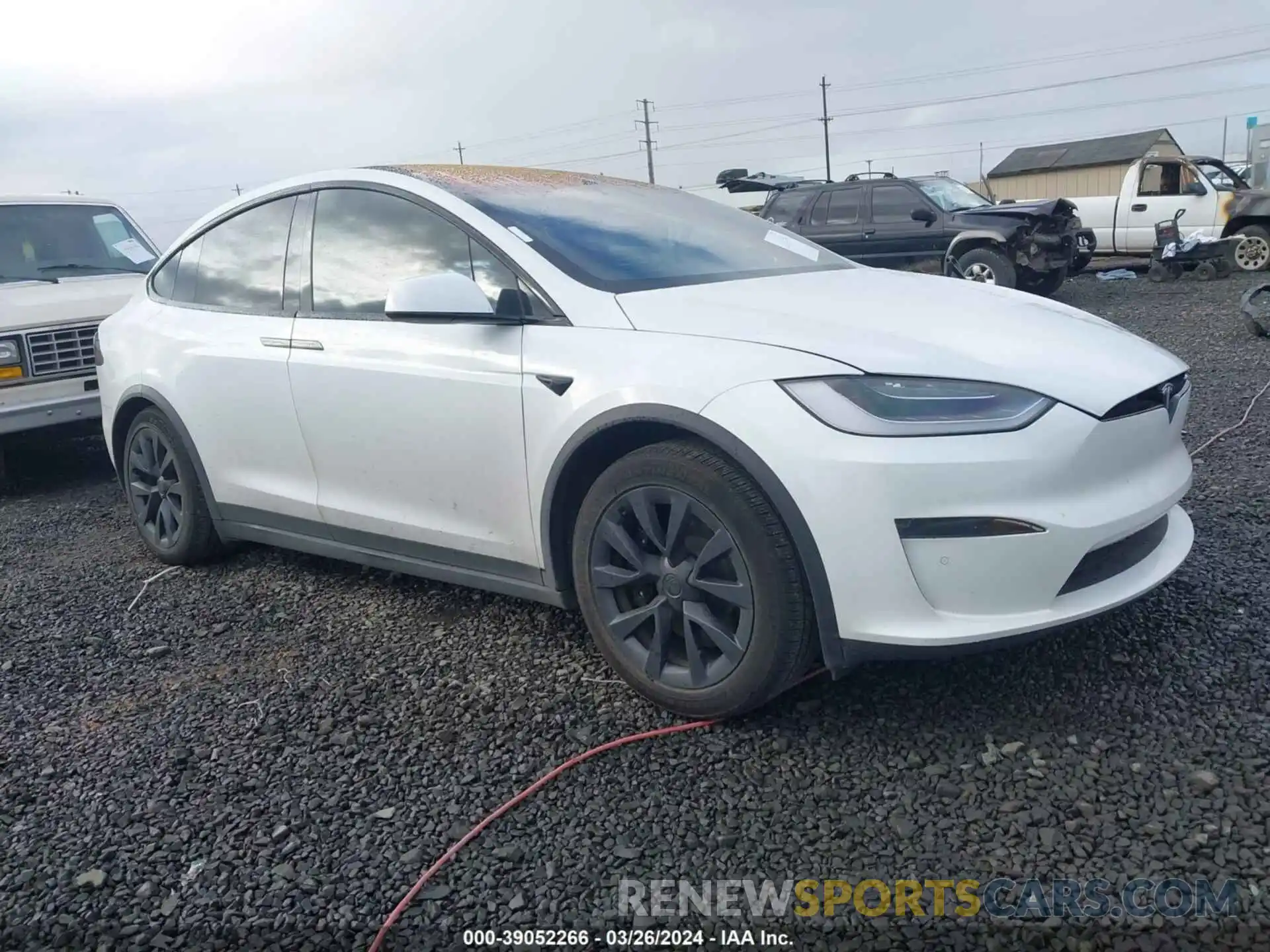 1 Photograph of a damaged car 7SAXCDE54NF341852 TESLA MODEL X 2022