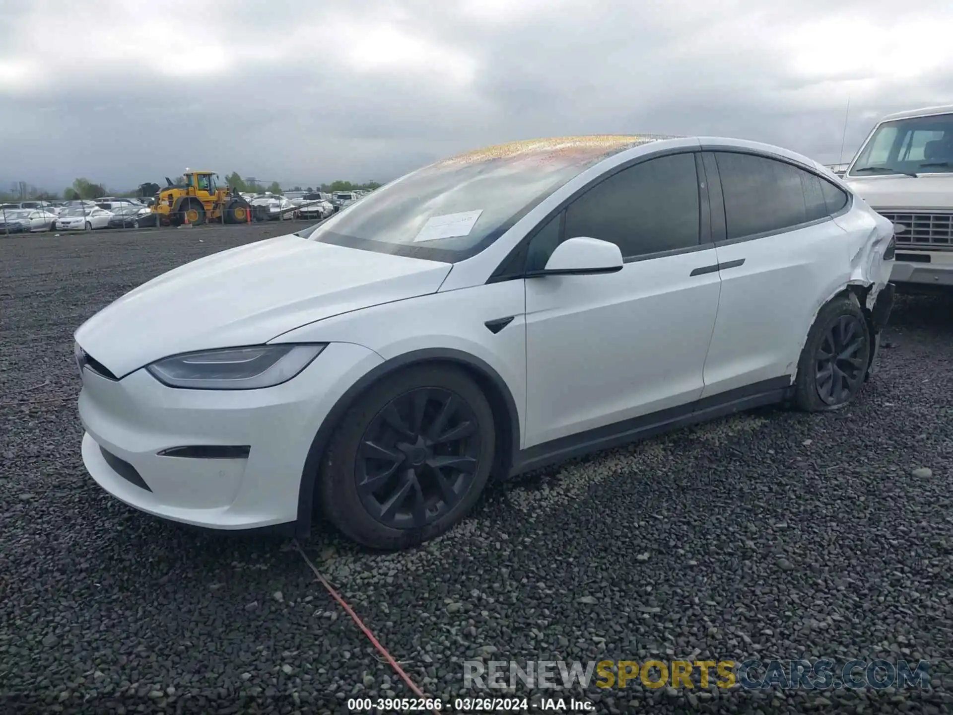 2 Photograph of a damaged car 7SAXCDE54NF341852 TESLA MODEL X 2022