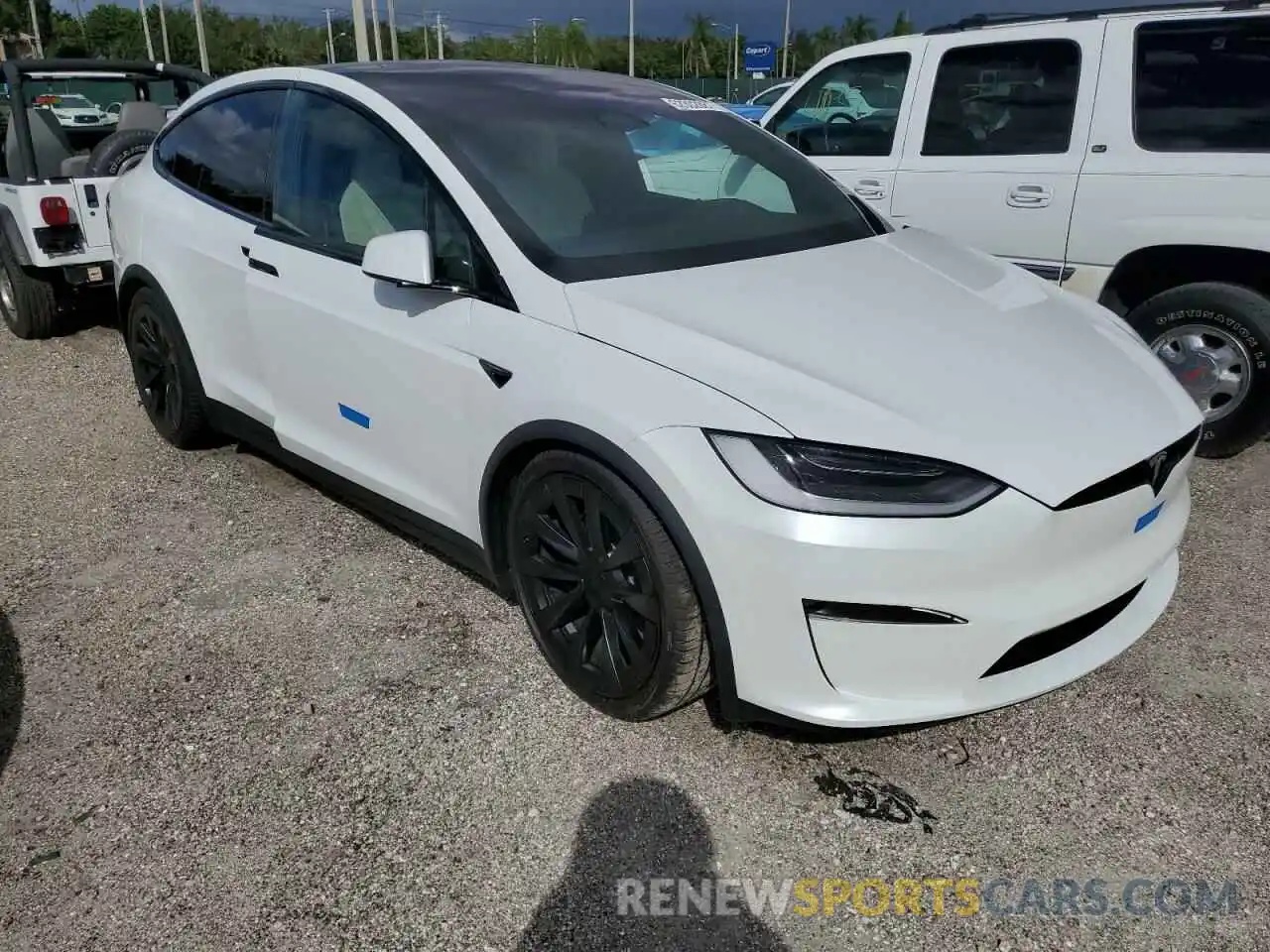 1 Photograph of a damaged car 7SAXCDE59NF357822 TESLA MODEL X 2022