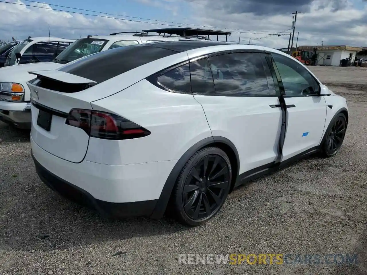 4 Photograph of a damaged car 7SAXCDE59NF357822 TESLA MODEL X 2022