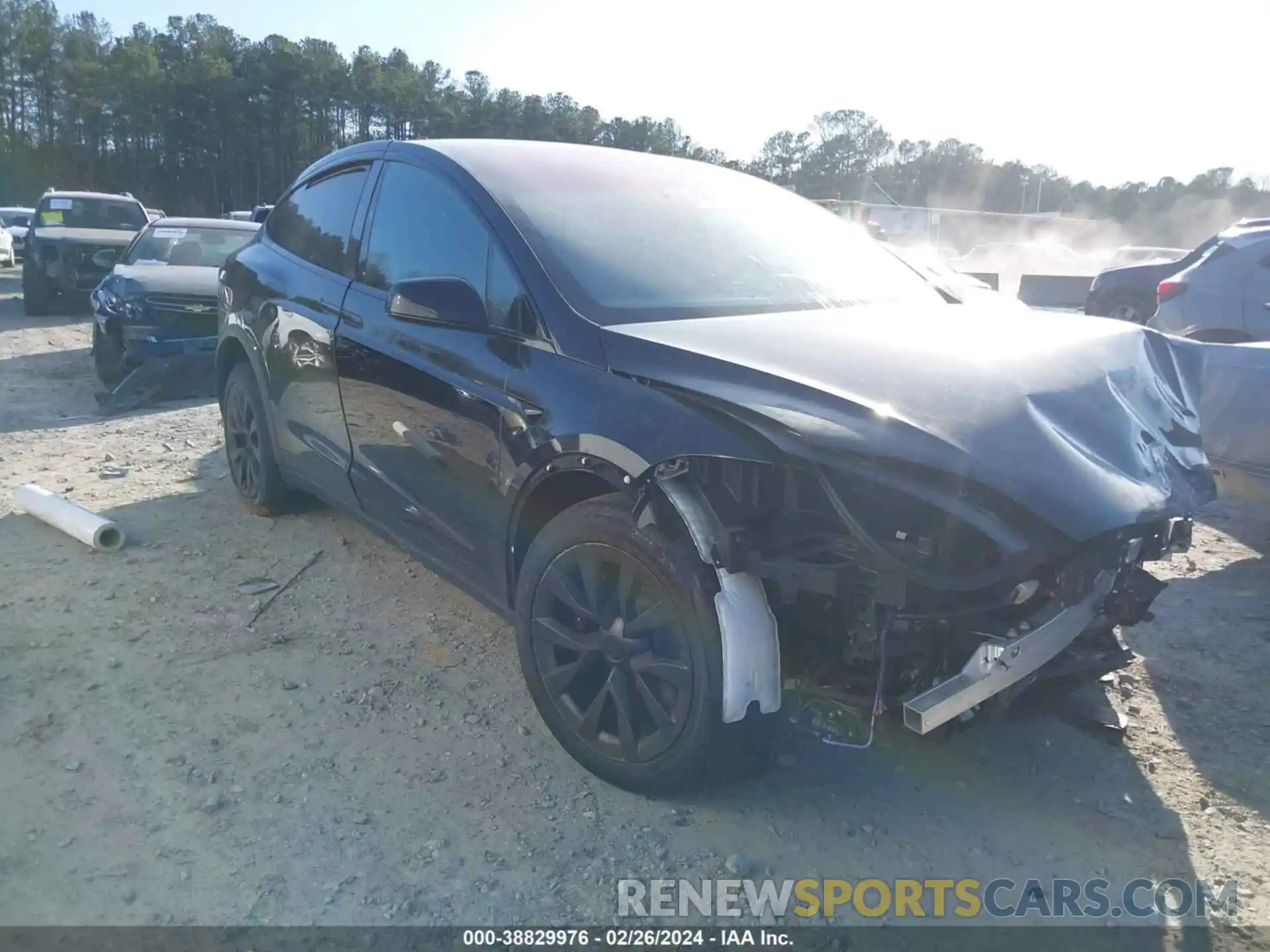 1 Photograph of a damaged car 7SAXCAE59PF418118 TESLA MODEL X 2023