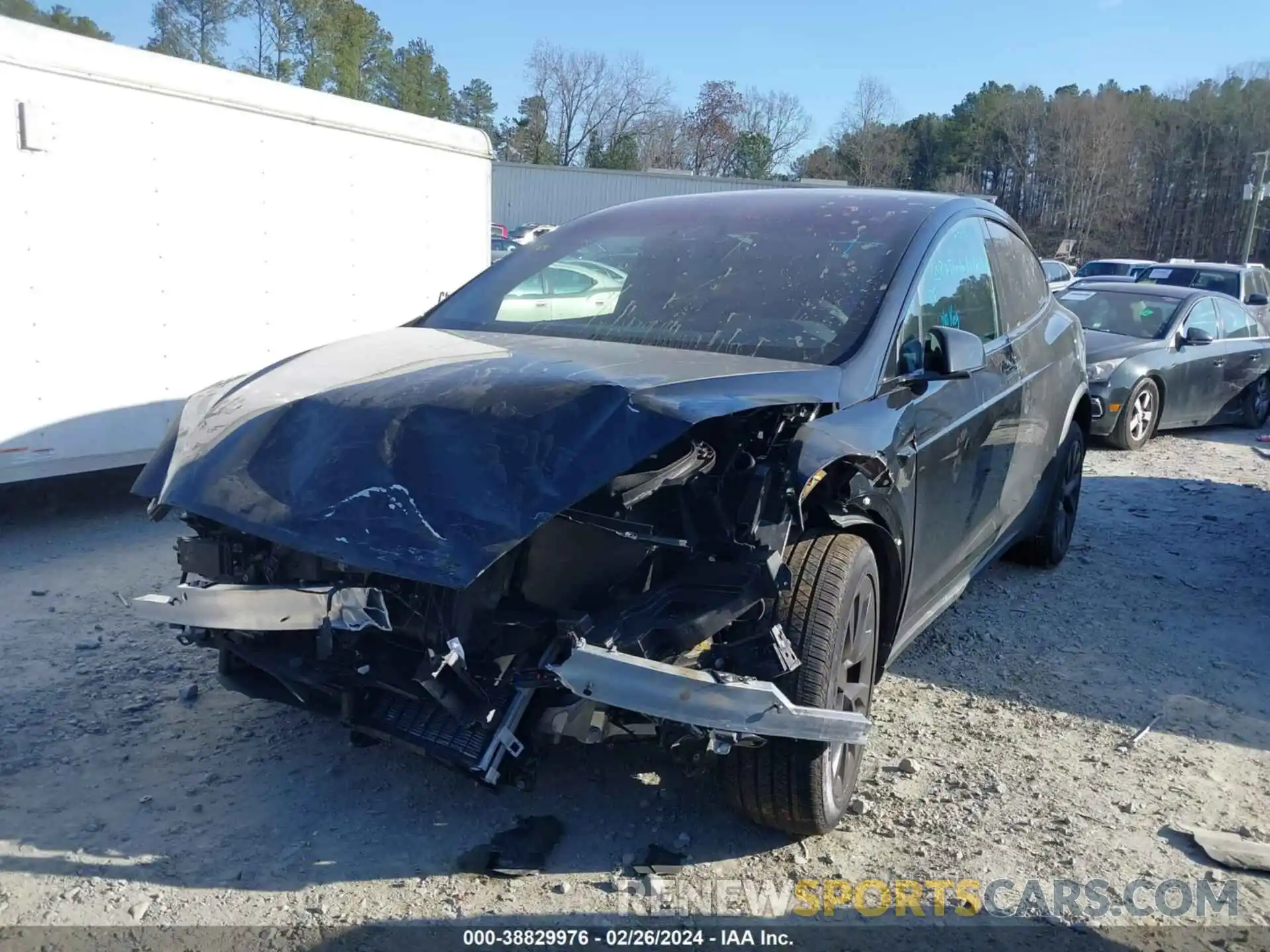 2 Photograph of a damaged car 7SAXCAE59PF418118 TESLA MODEL X 2023