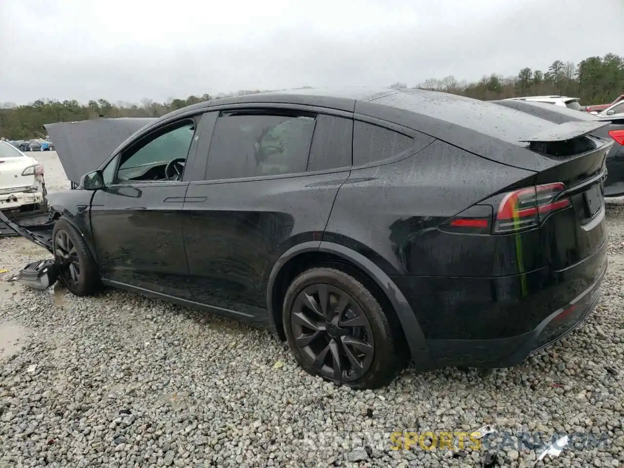 2 Photograph of a damaged car 7SAXCBE53PF376535 TESLA MODEL X 2023