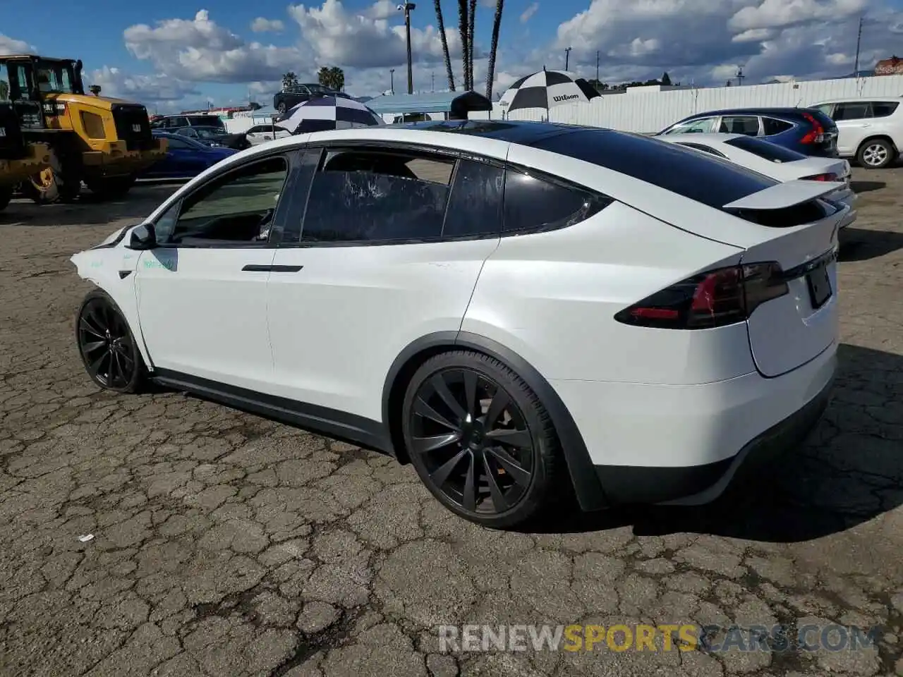 2 Фотография поврежденного автомобиля 7SAXCBE56PF378957 TESLA MODEL X 2023