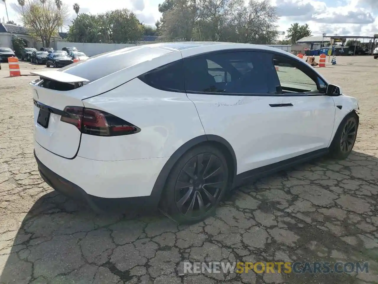 3 Photograph of a damaged car 7SAXCBE56PF378957 TESLA MODEL X 2023