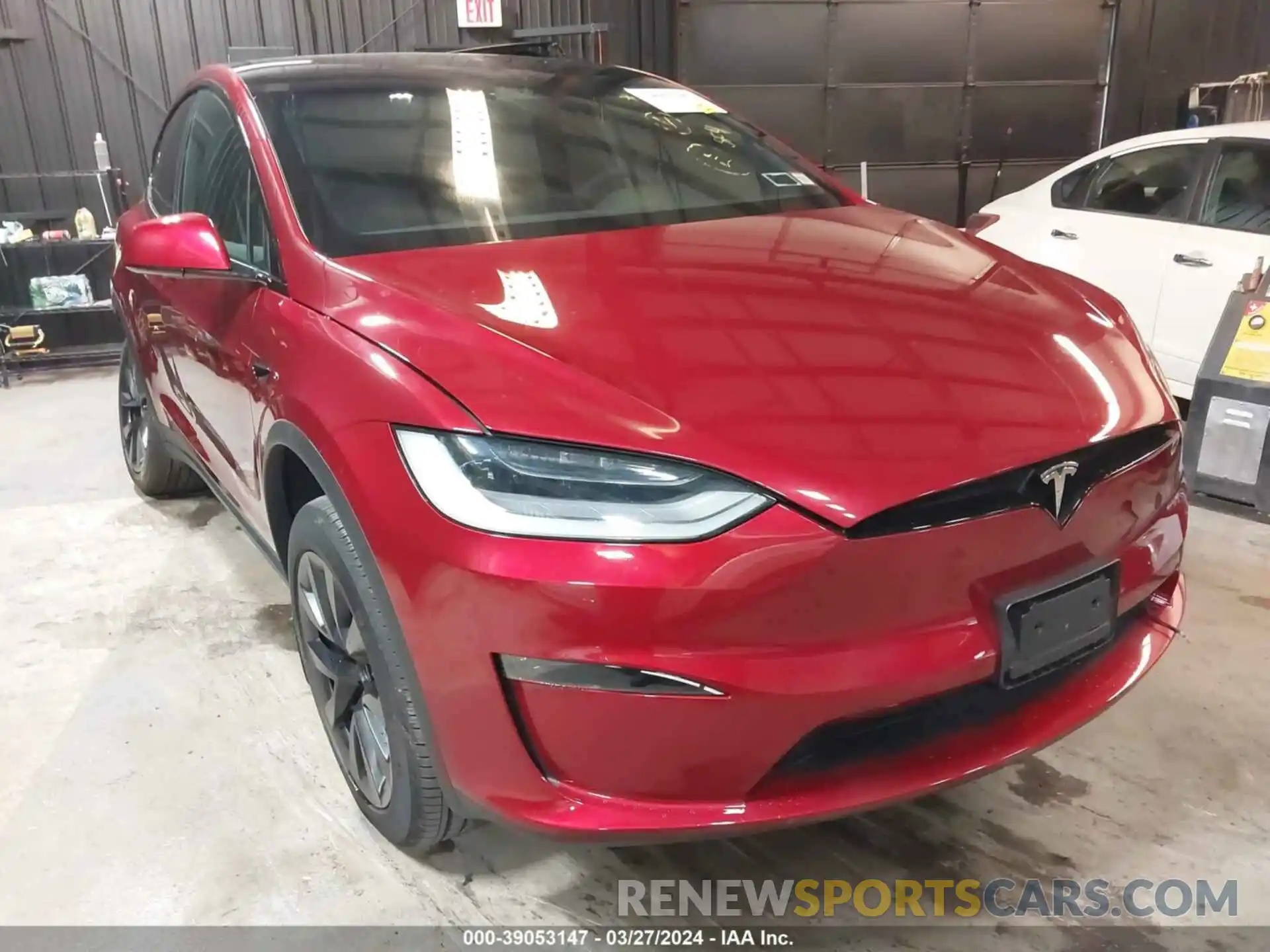 1 Photograph of a damaged car 7SAXCBE61PF401487 TESLA MODEL X 2023