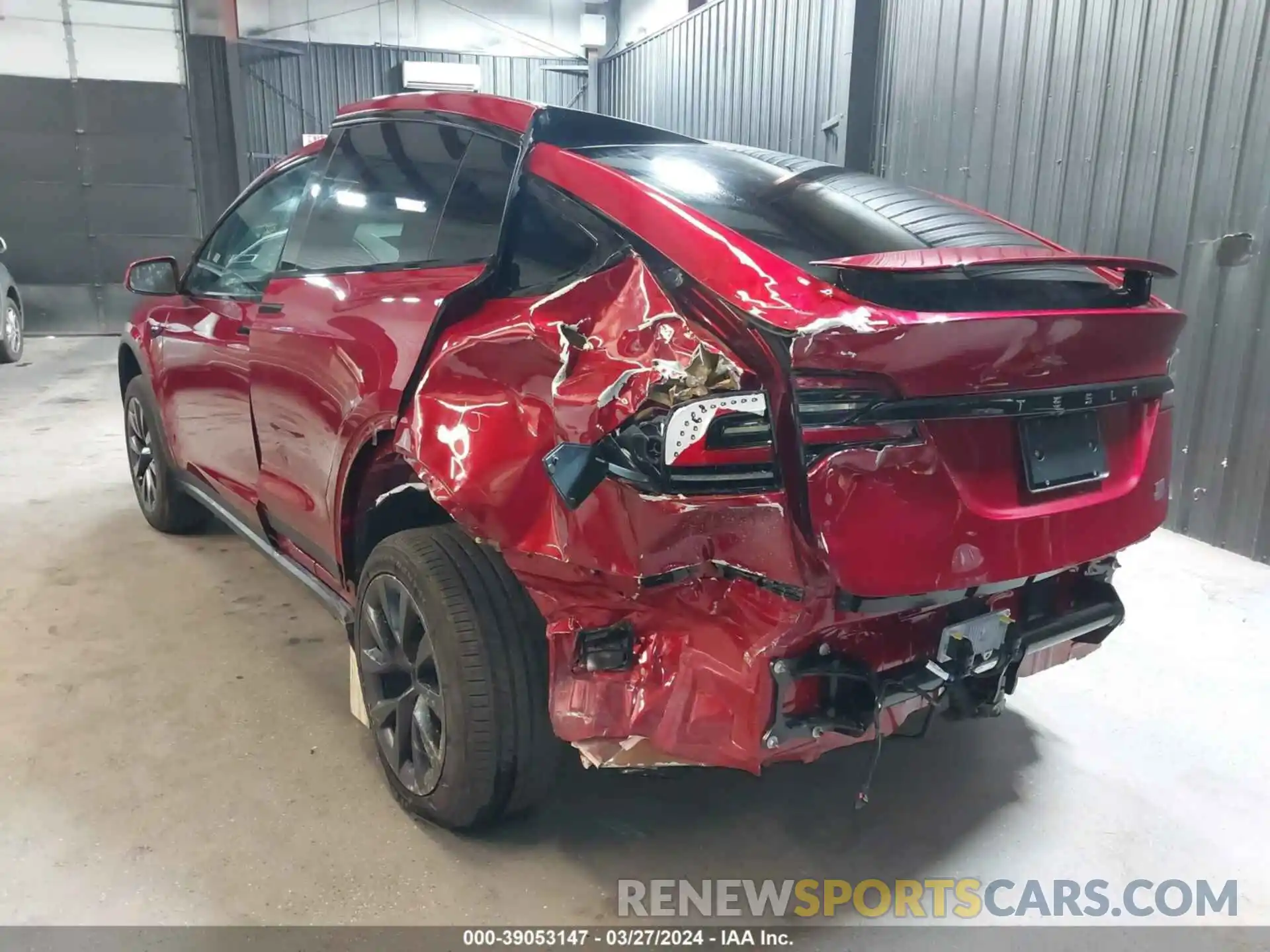 6 Photograph of a damaged car 7SAXCBE61PF401487 TESLA MODEL X 2023