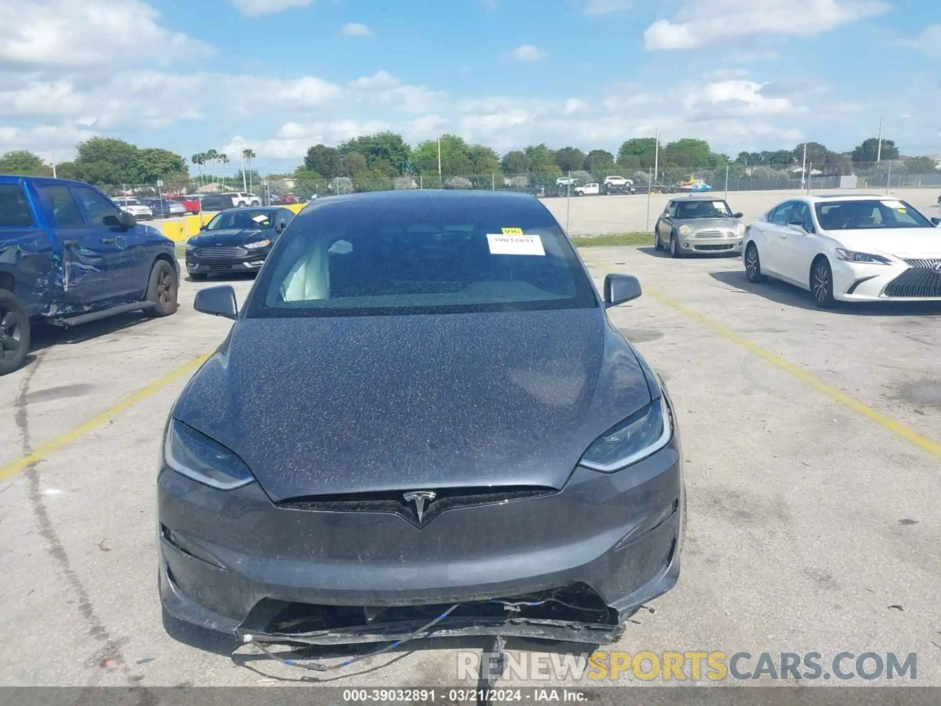 11 Photograph of a damaged car 7SAXCBE66PF409763 TESLA MODEL X 2023