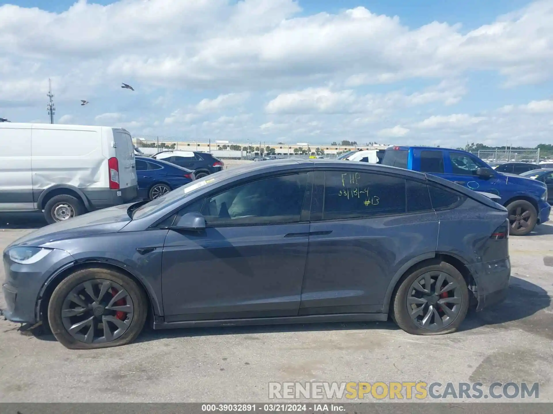 13 Photograph of a damaged car 7SAXCBE66PF409763 TESLA MODEL X 2023