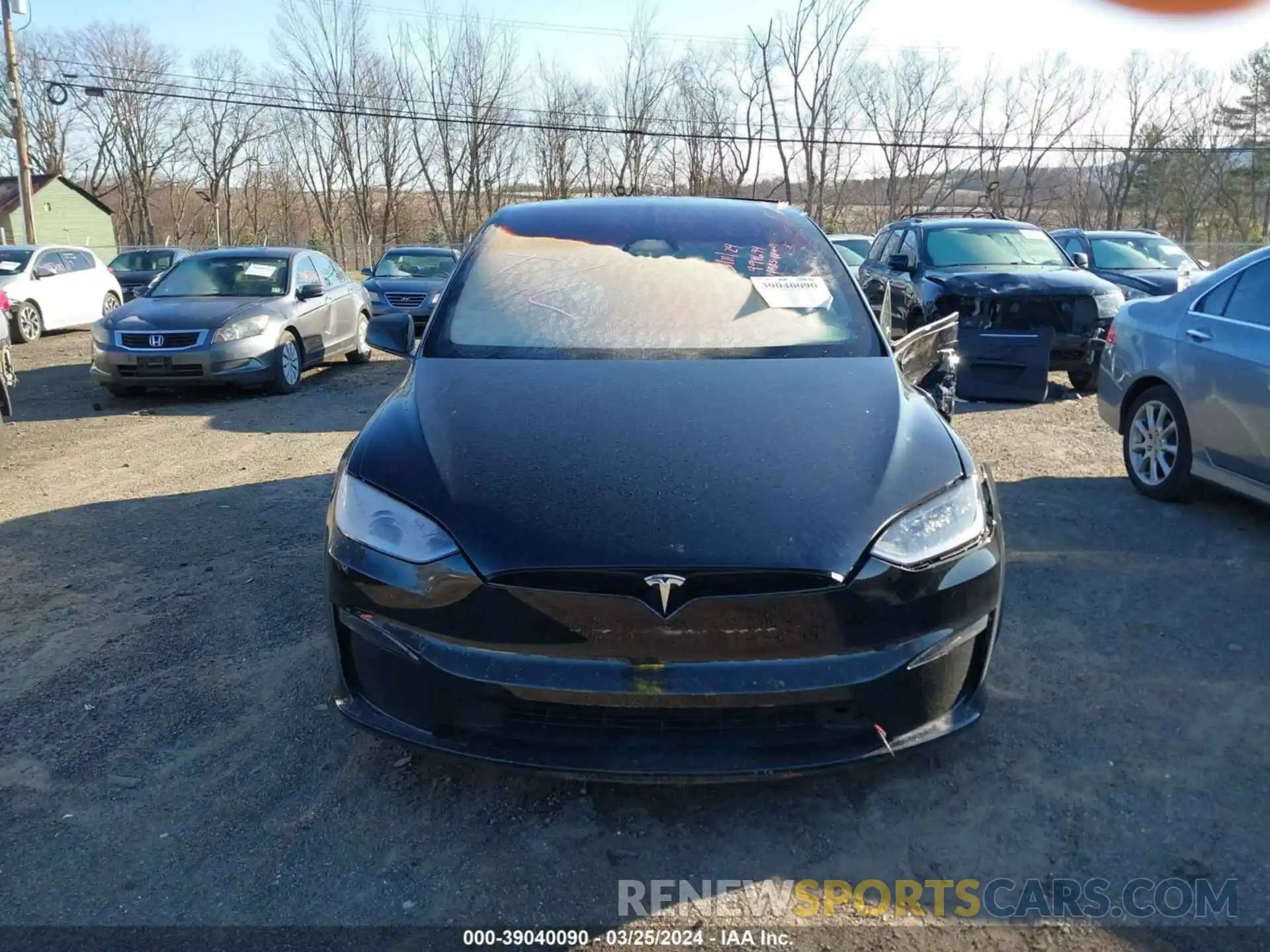 12 Photograph of a damaged car 7SAXCDE57PF408446 TESLA MODEL X 2023