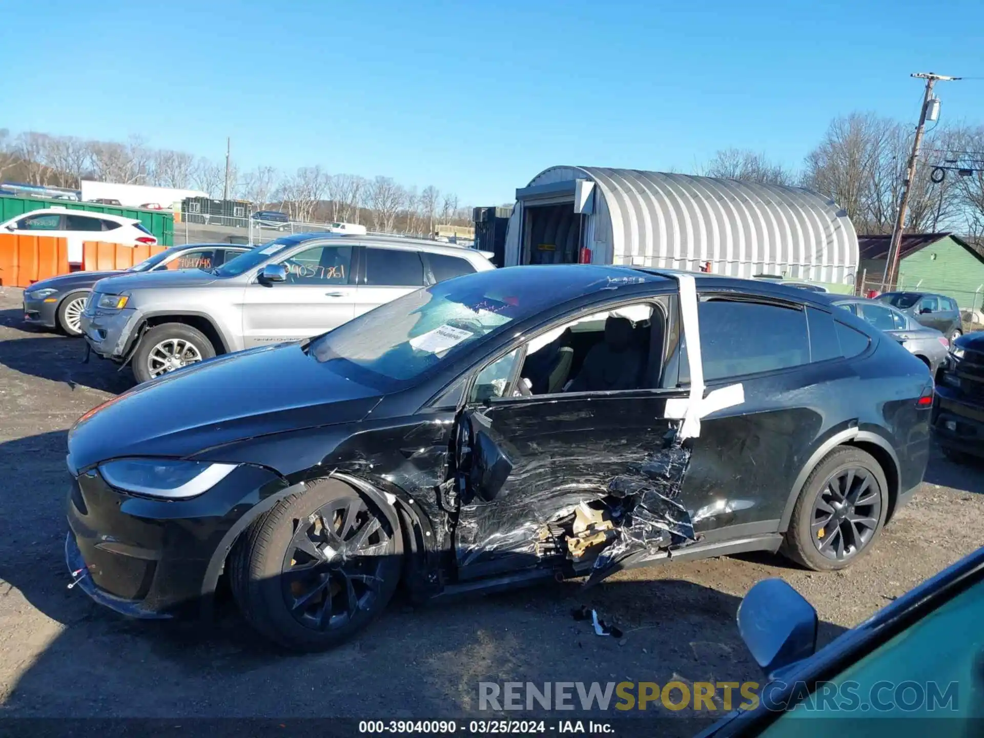 14 Photograph of a damaged car 7SAXCDE57PF408446 TESLA MODEL X 2023