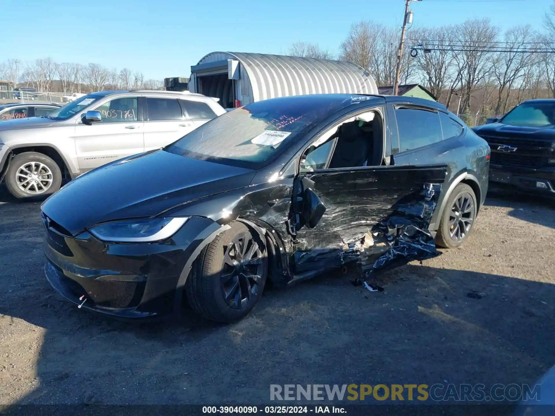 2 Photograph of a damaged car 7SAXCDE57PF408446 TESLA MODEL X 2023