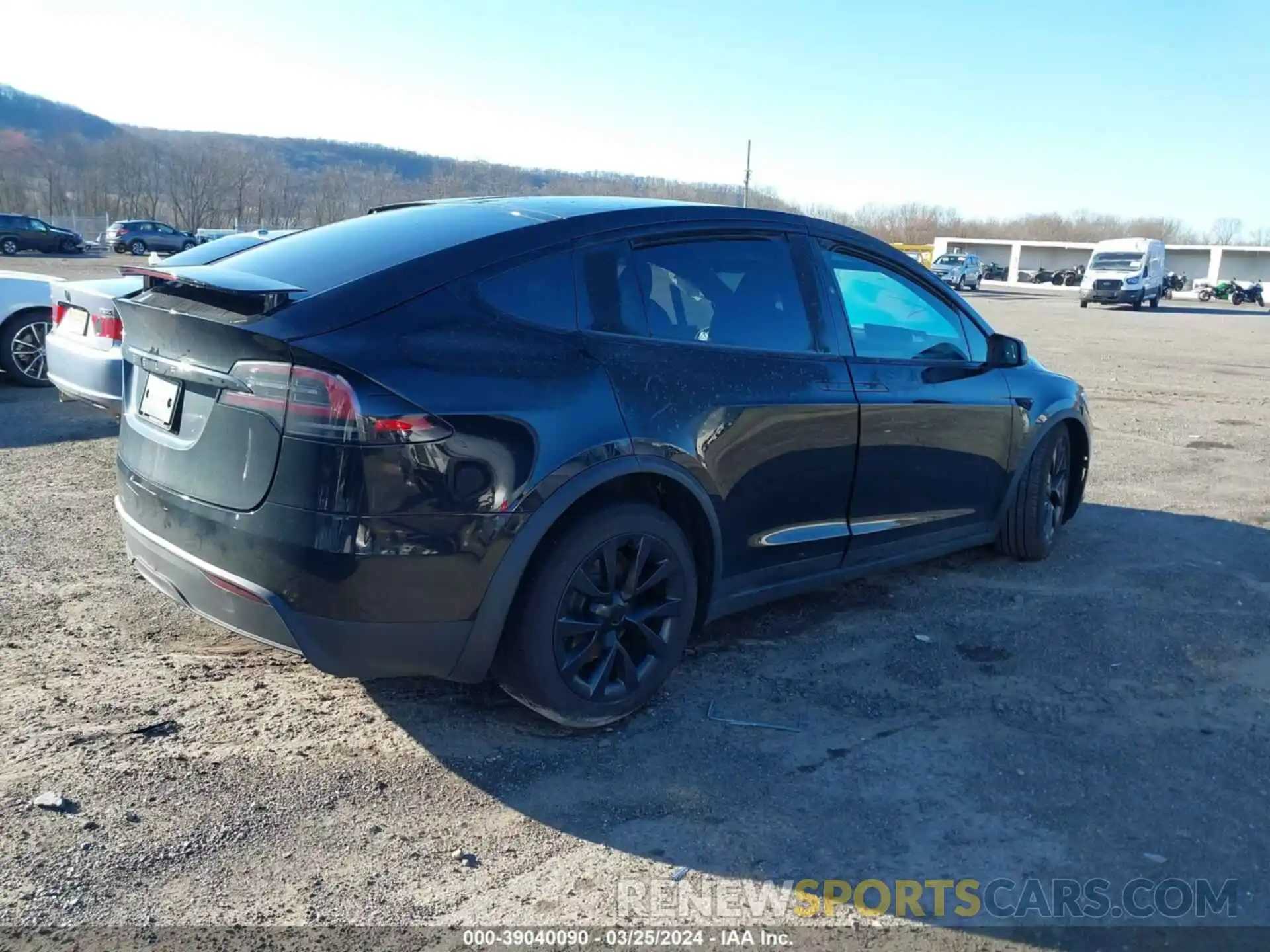 4 Фотография поврежденного автомобиля 7SAXCDE57PF408446 TESLA MODEL X 2023