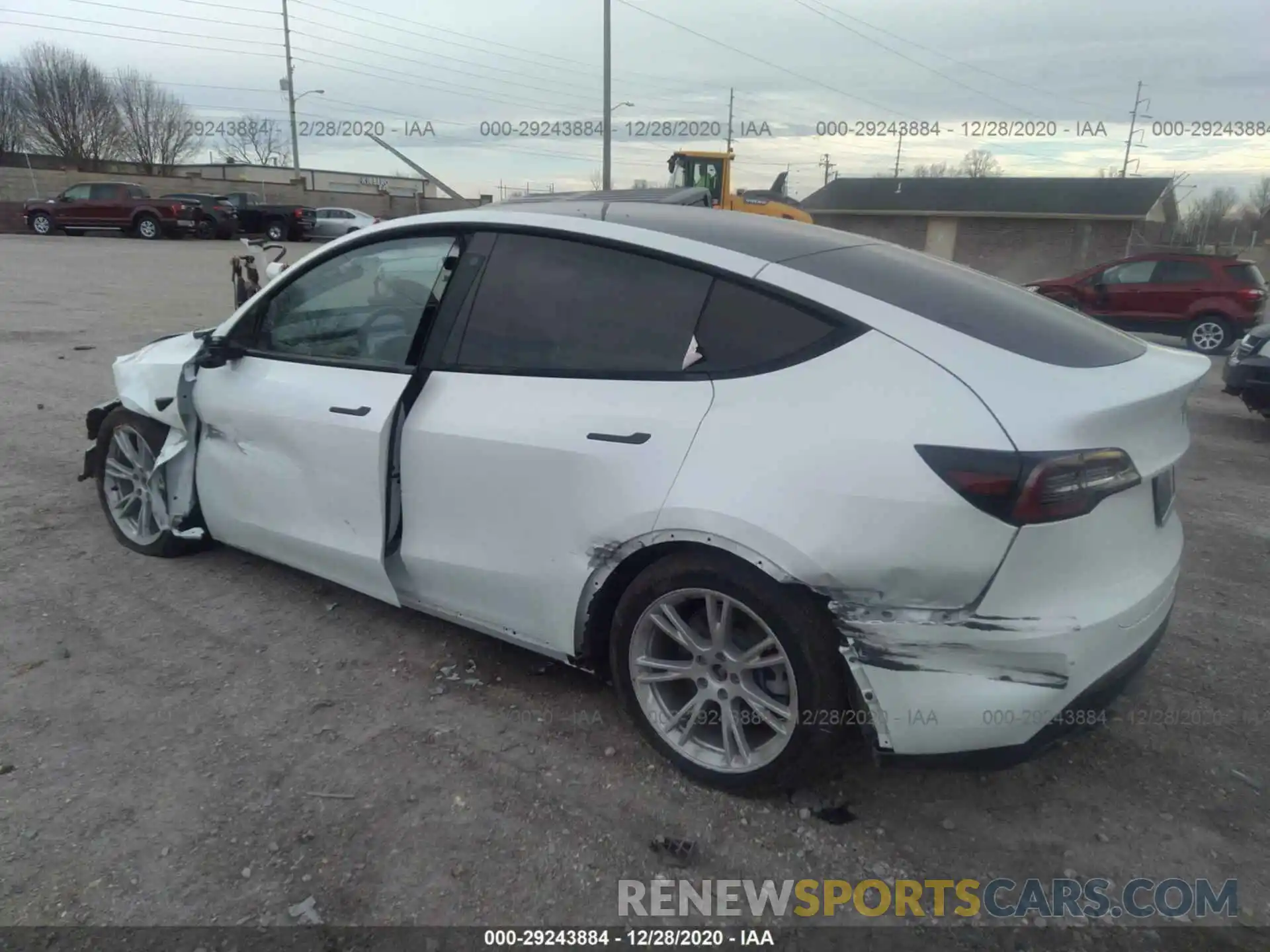 3 Photograph of a damaged car 5YJYGDEE0LF006249 TESLA MODEL Y 2020