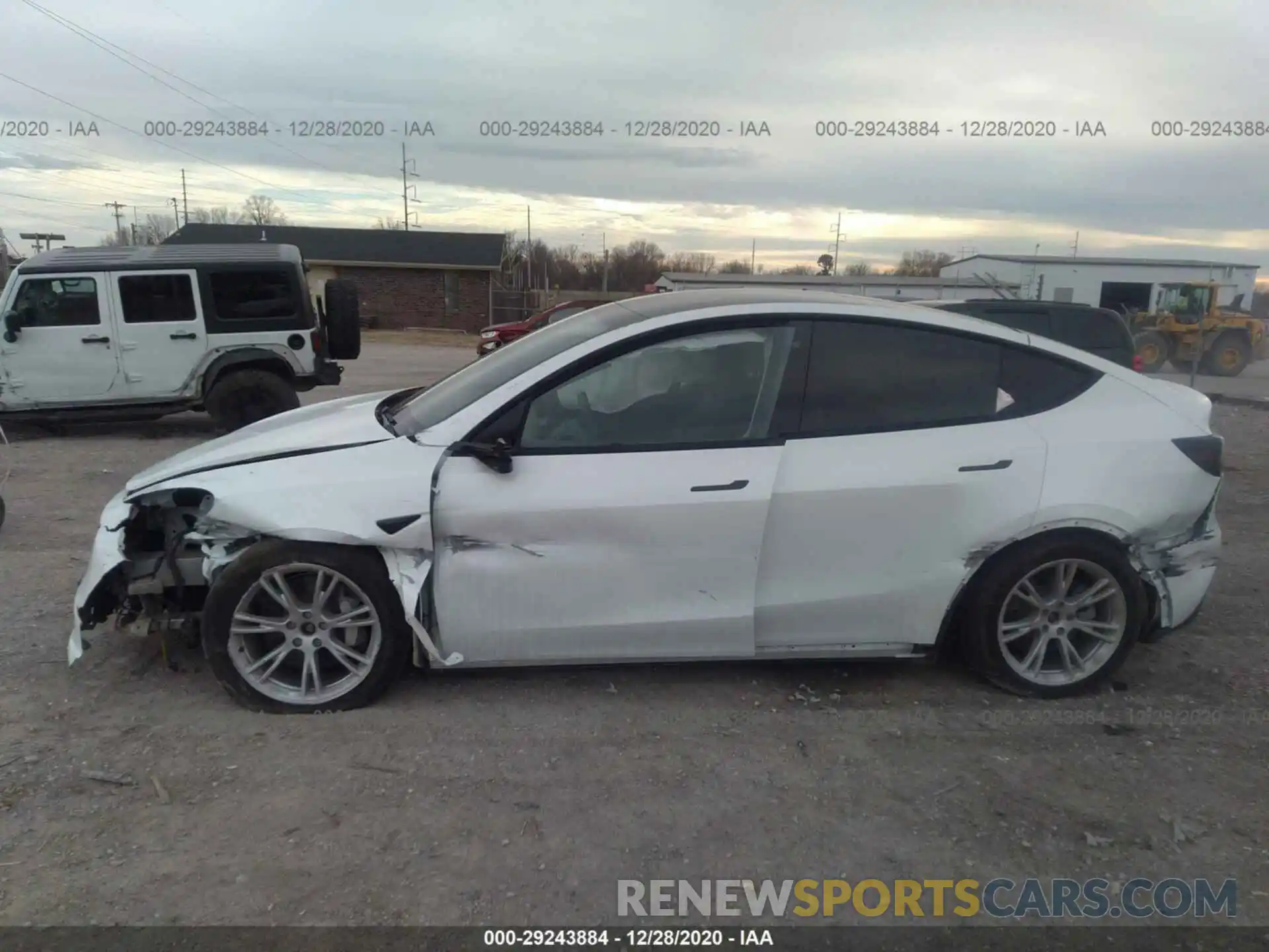 6 Photograph of a damaged car 5YJYGDEE0LF006249 TESLA MODEL Y 2020