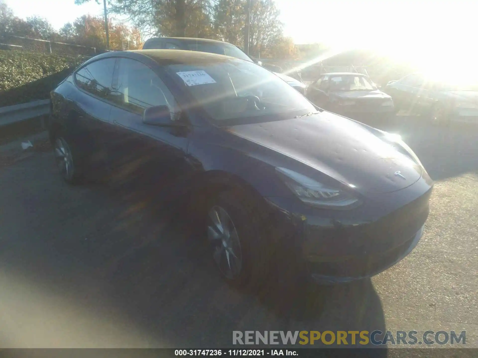 1 Photograph of a damaged car 5YJYGDEE0LF006638 TESLA MODEL Y 2020