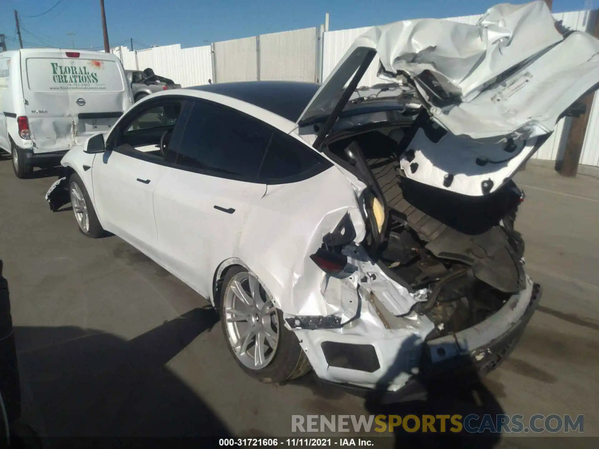 3 Photograph of a damaged car 5YJYGDEE0LF023603 TESLA MODEL Y 2020