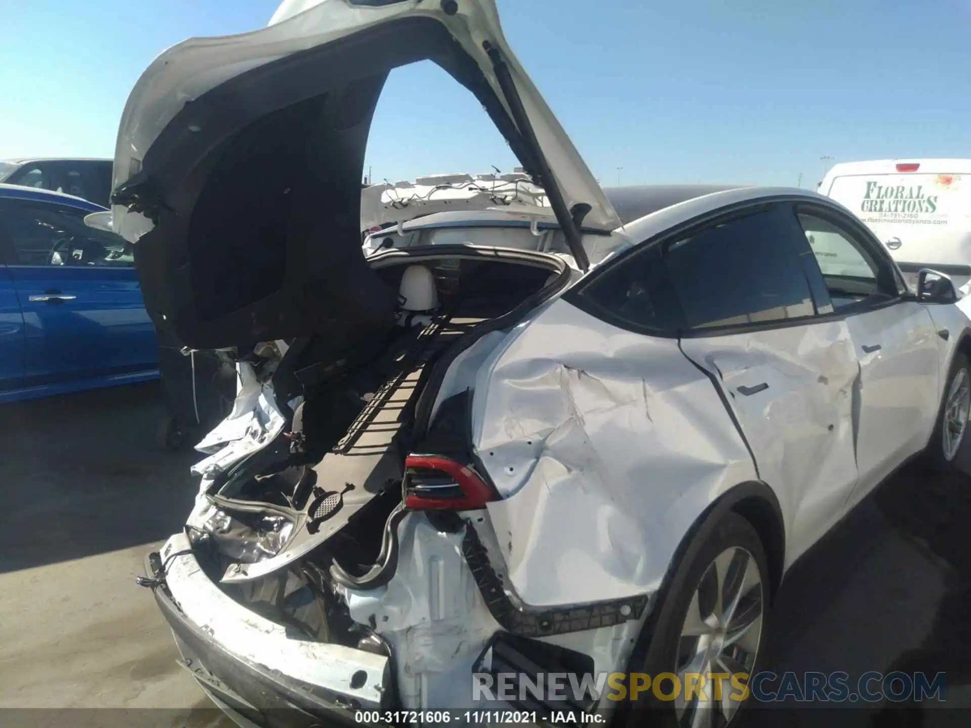 6 Photograph of a damaged car 5YJYGDEE0LF023603 TESLA MODEL Y 2020