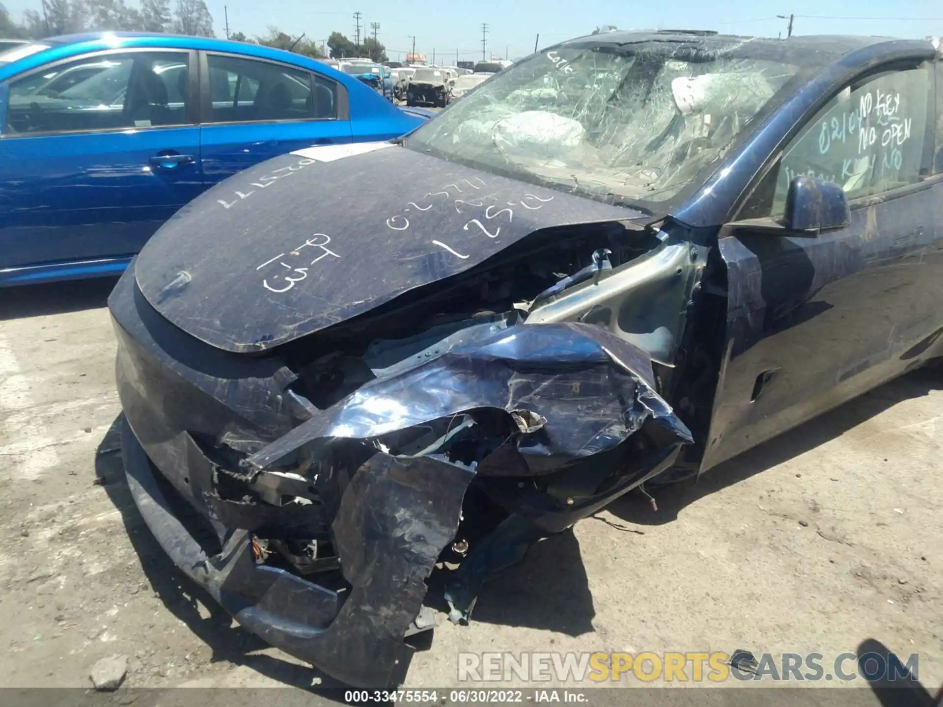 6 Photograph of a damaged car 5YJYGDEE0LF023777 TESLA MODEL Y 2020