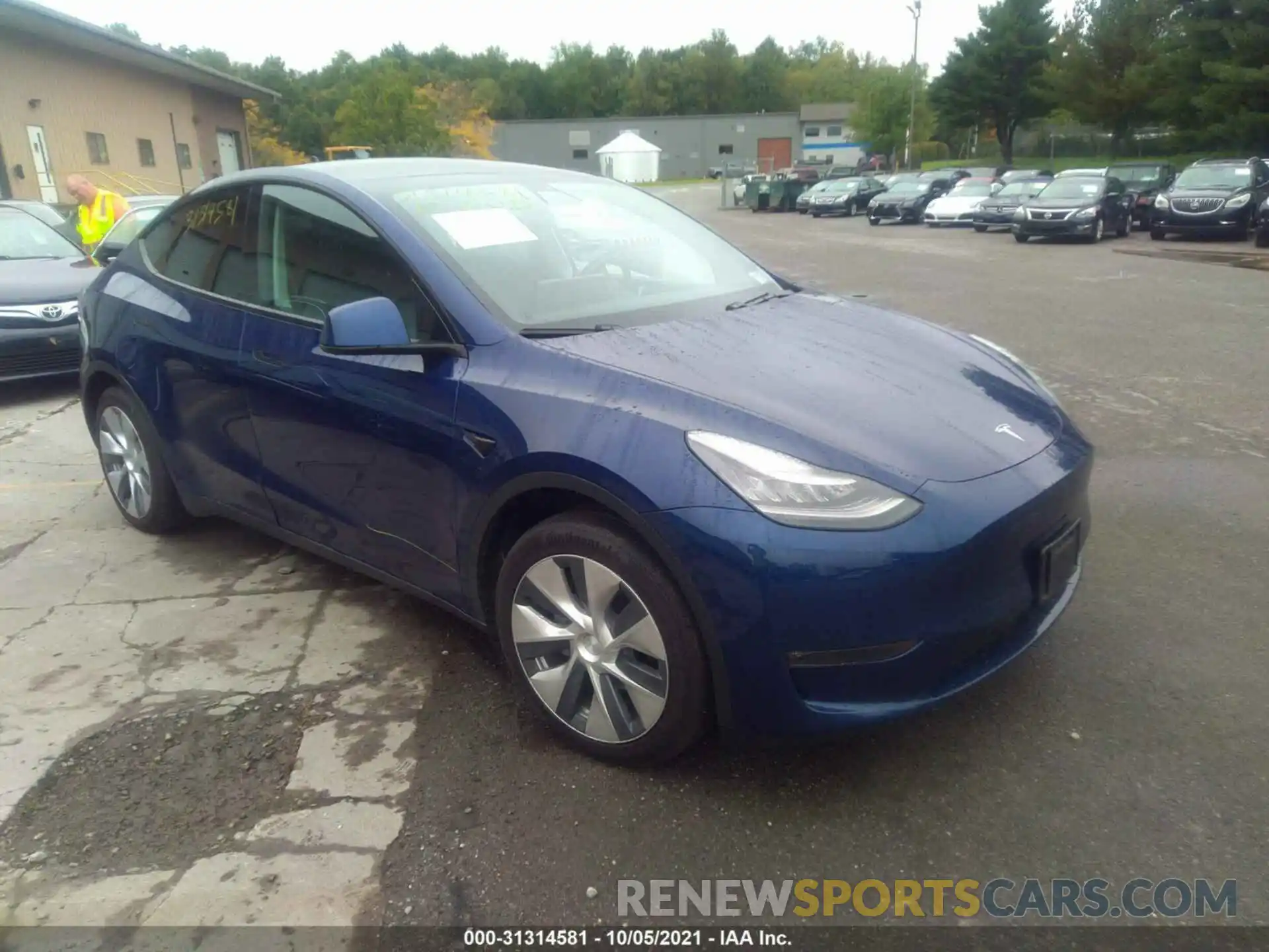 1 Photograph of a damaged car 5YJYGDEE0LF026873 TESLA MODEL Y 2020