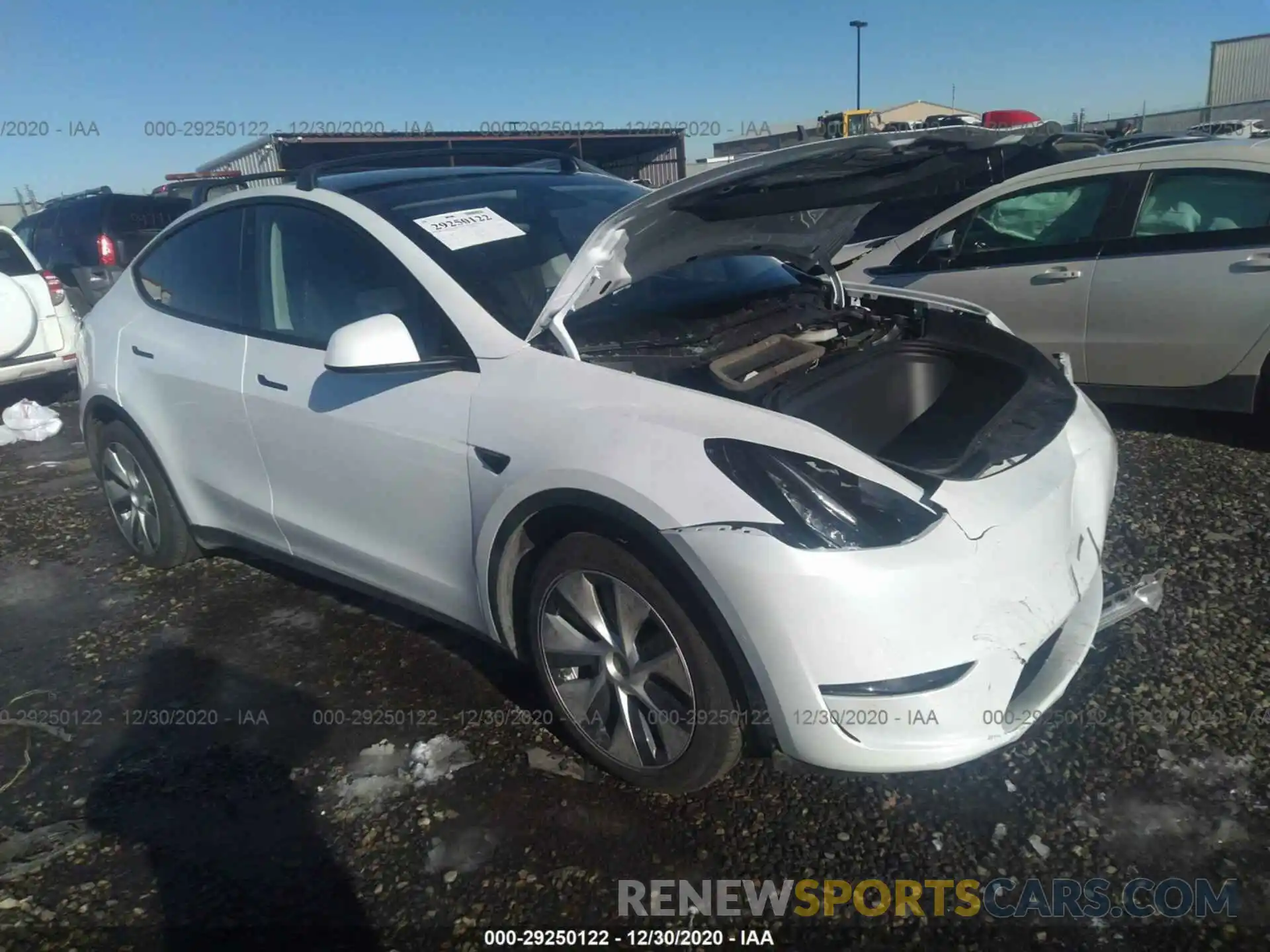 1 Фотография поврежденного автомобиля 5YJYGDEE0LF032219 TESLA MODEL Y 2020