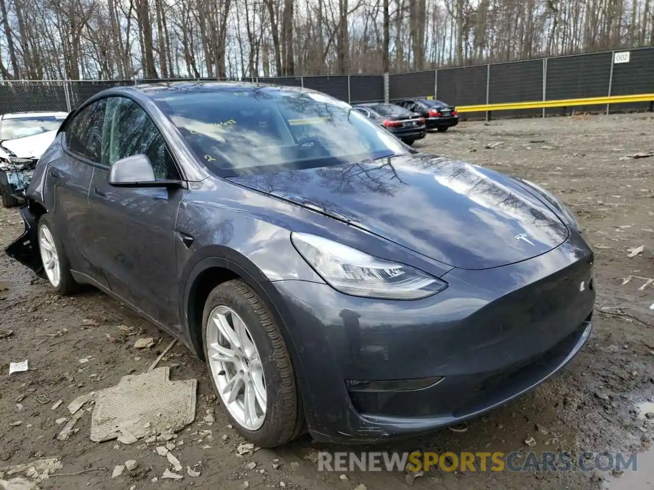 1 Фотография поврежденного автомобиля 5YJYGDEE0LF032902 TESLA MODEL Y 2020