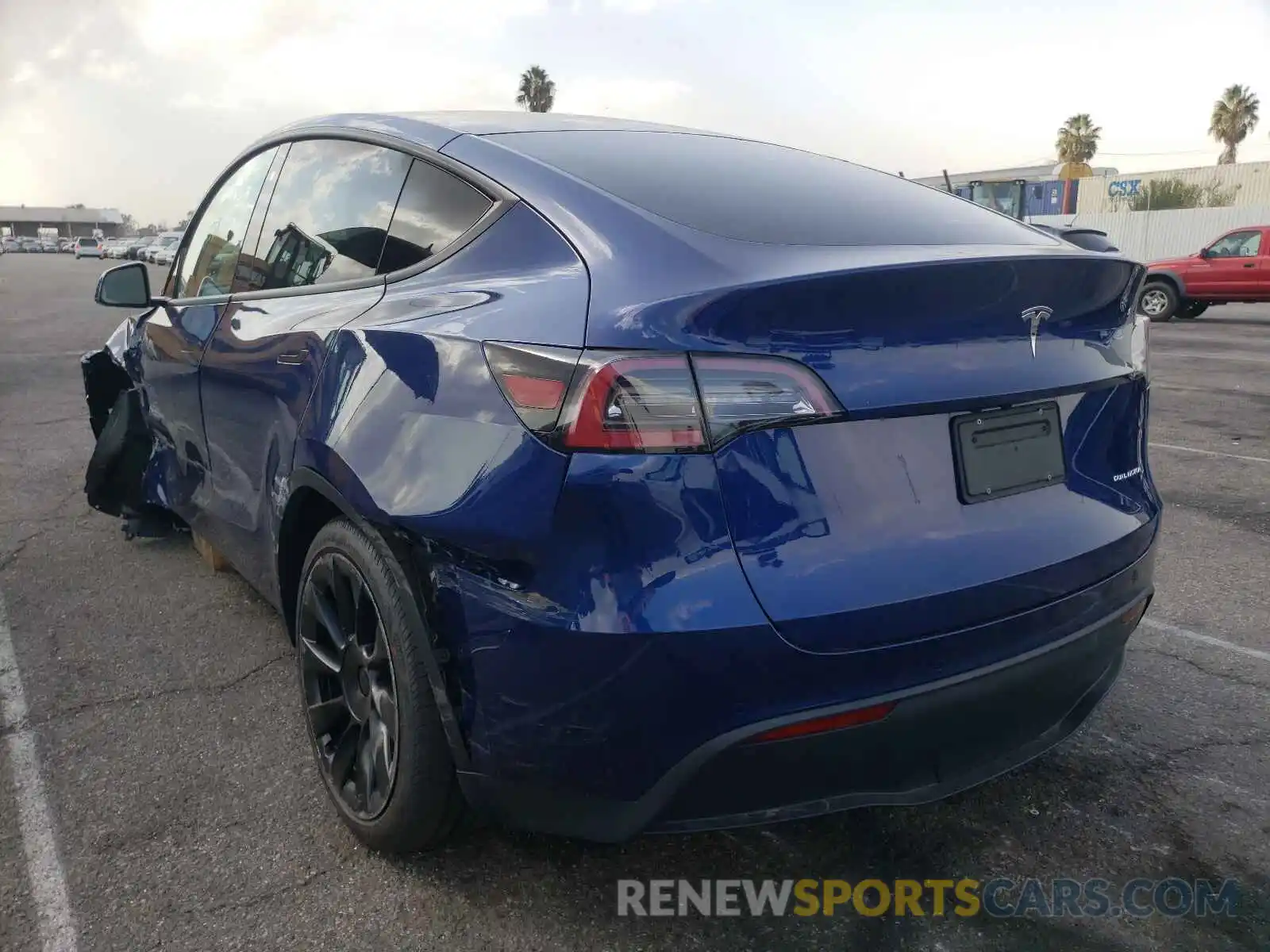 3 Photograph of a damaged car 5YJYGDEE0LF034228 TESLA MODEL Y 2020