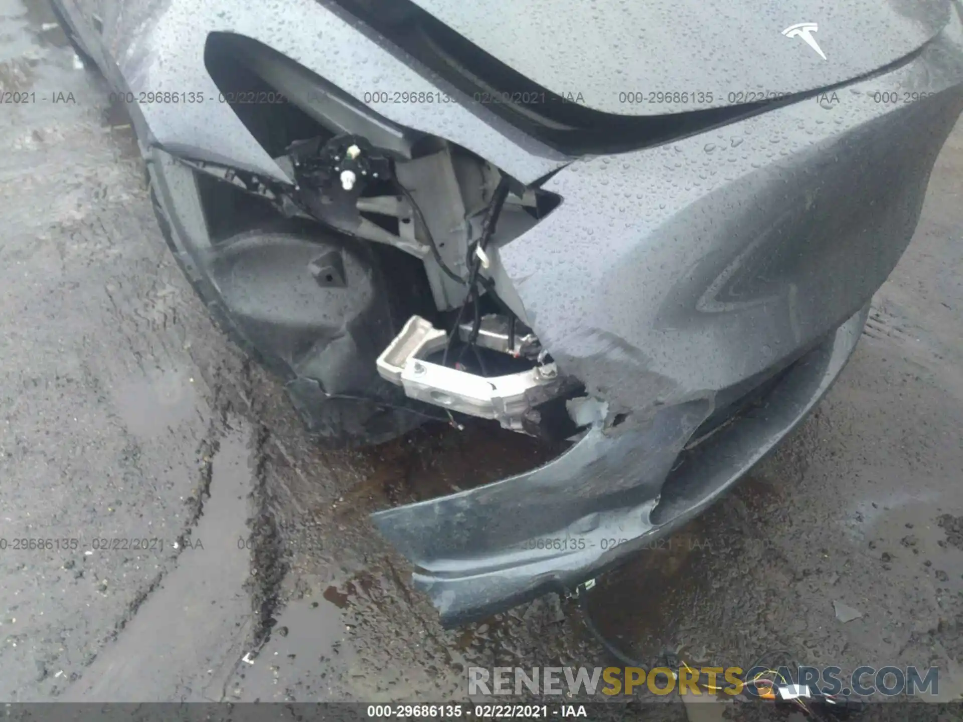 6 Photograph of a damaged car 5YJYGDEE0LF038098 TESLA MODEL Y 2020