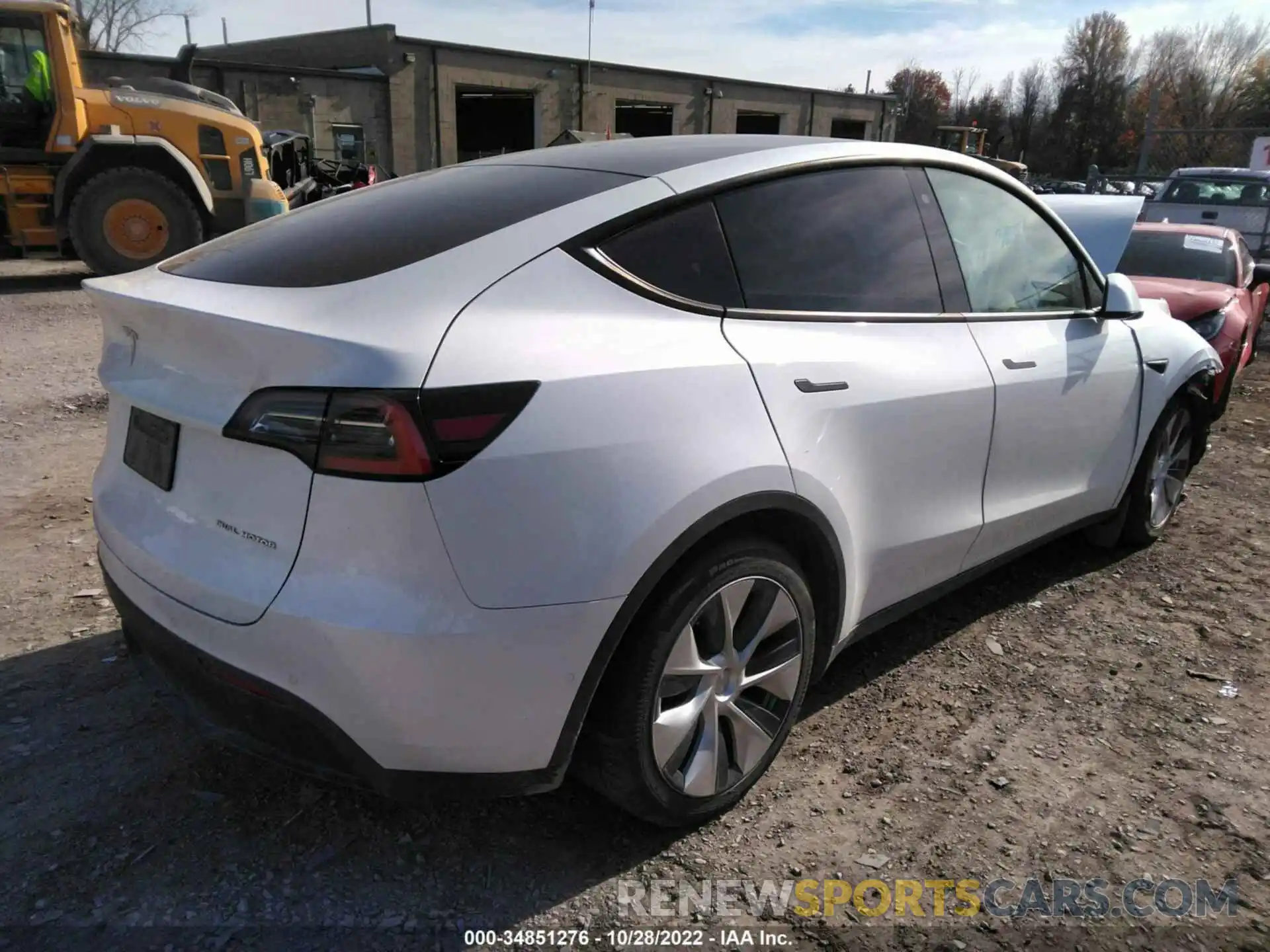 4 Фотография поврежденного автомобиля 5YJYGDEE0LF043947 TESLA MODEL Y 2020