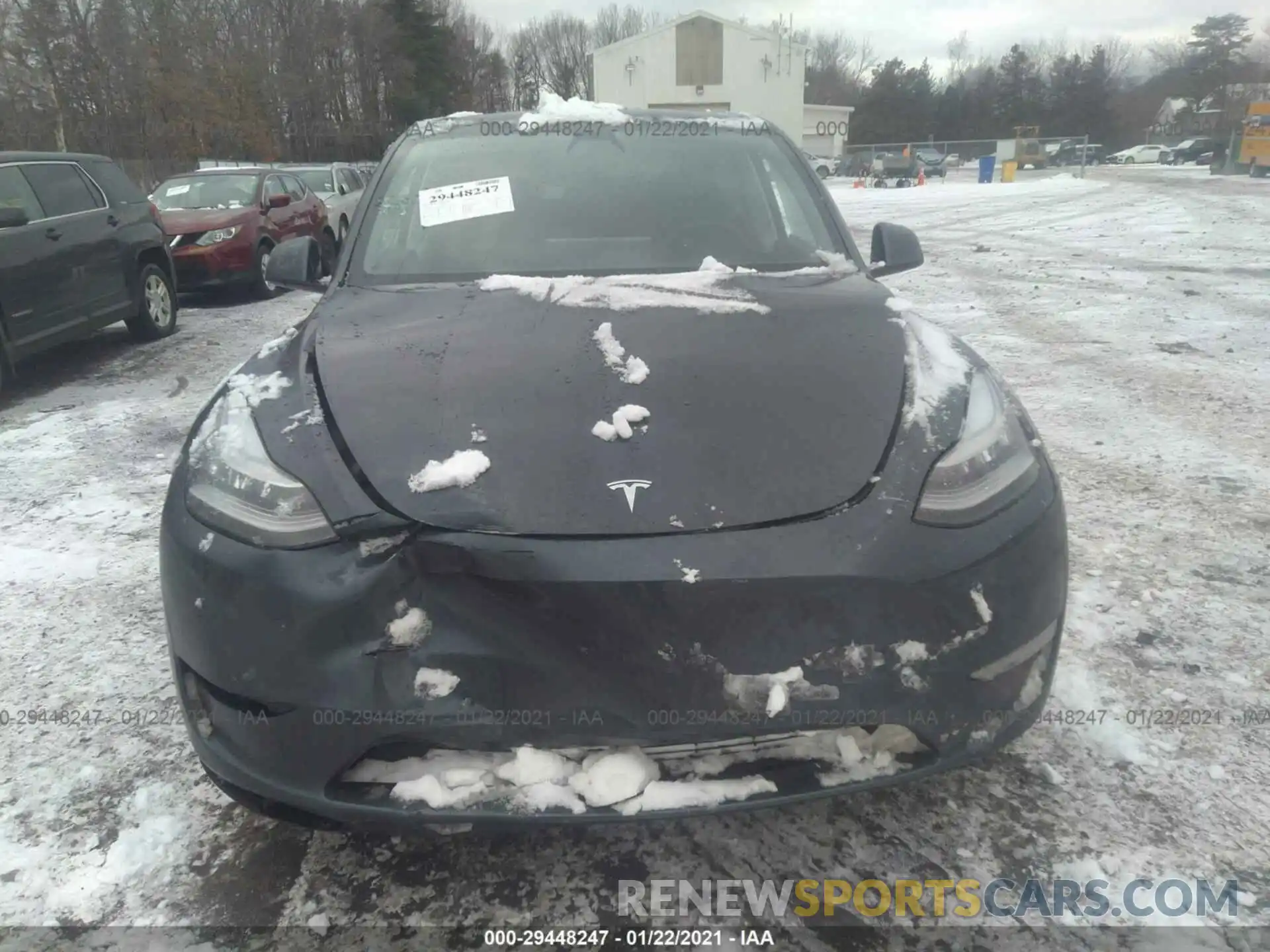 6 Photograph of a damaged car 5YJYGDEE0LF043981 TESLA MODEL Y 2020