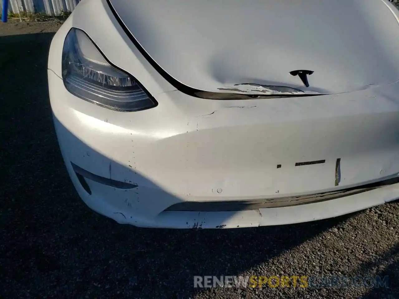 9 Photograph of a damaged car 5YJYGDEE0LF044533 TESLA MODEL Y 2020