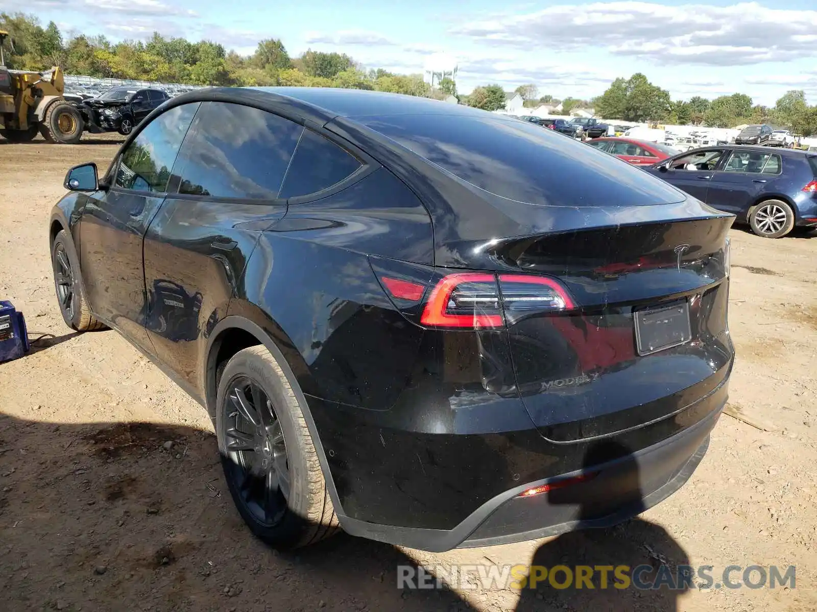 3 Photograph of a damaged car 5YJYGDEE0LF045147 TESLA MODEL Y 2020