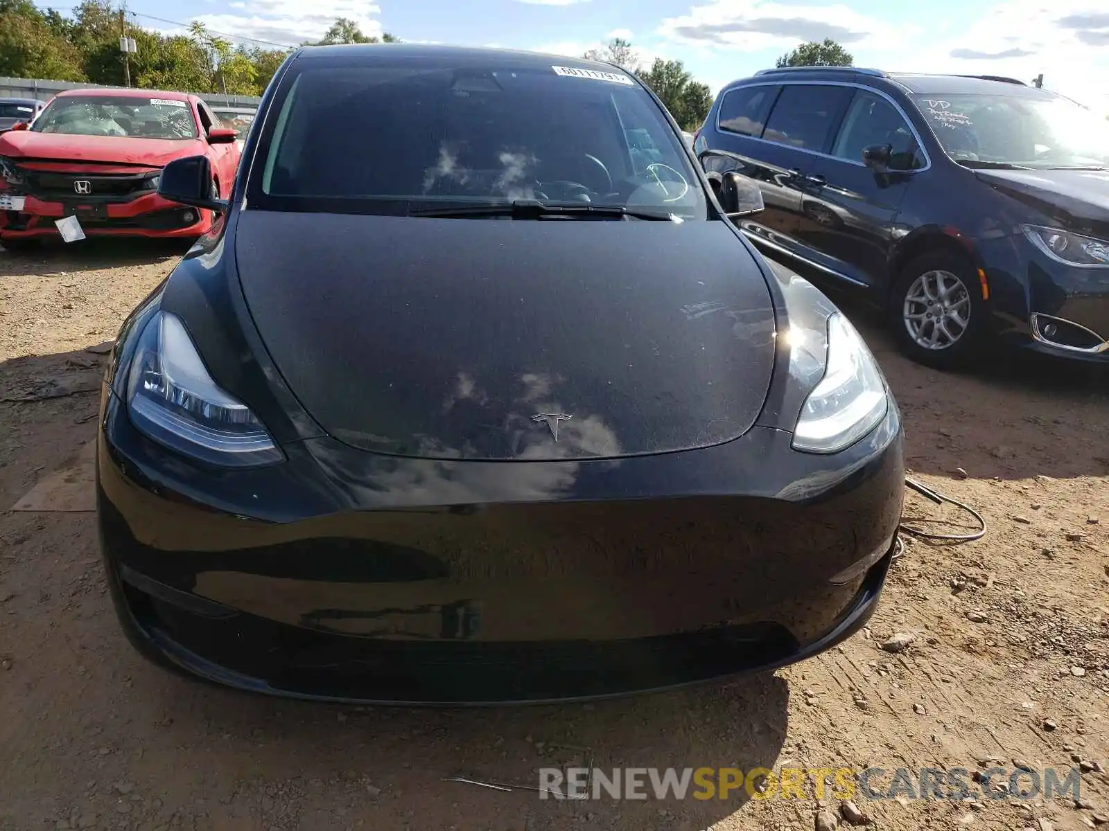 9 Photograph of a damaged car 5YJYGDEE0LF045147 TESLA MODEL Y 2020