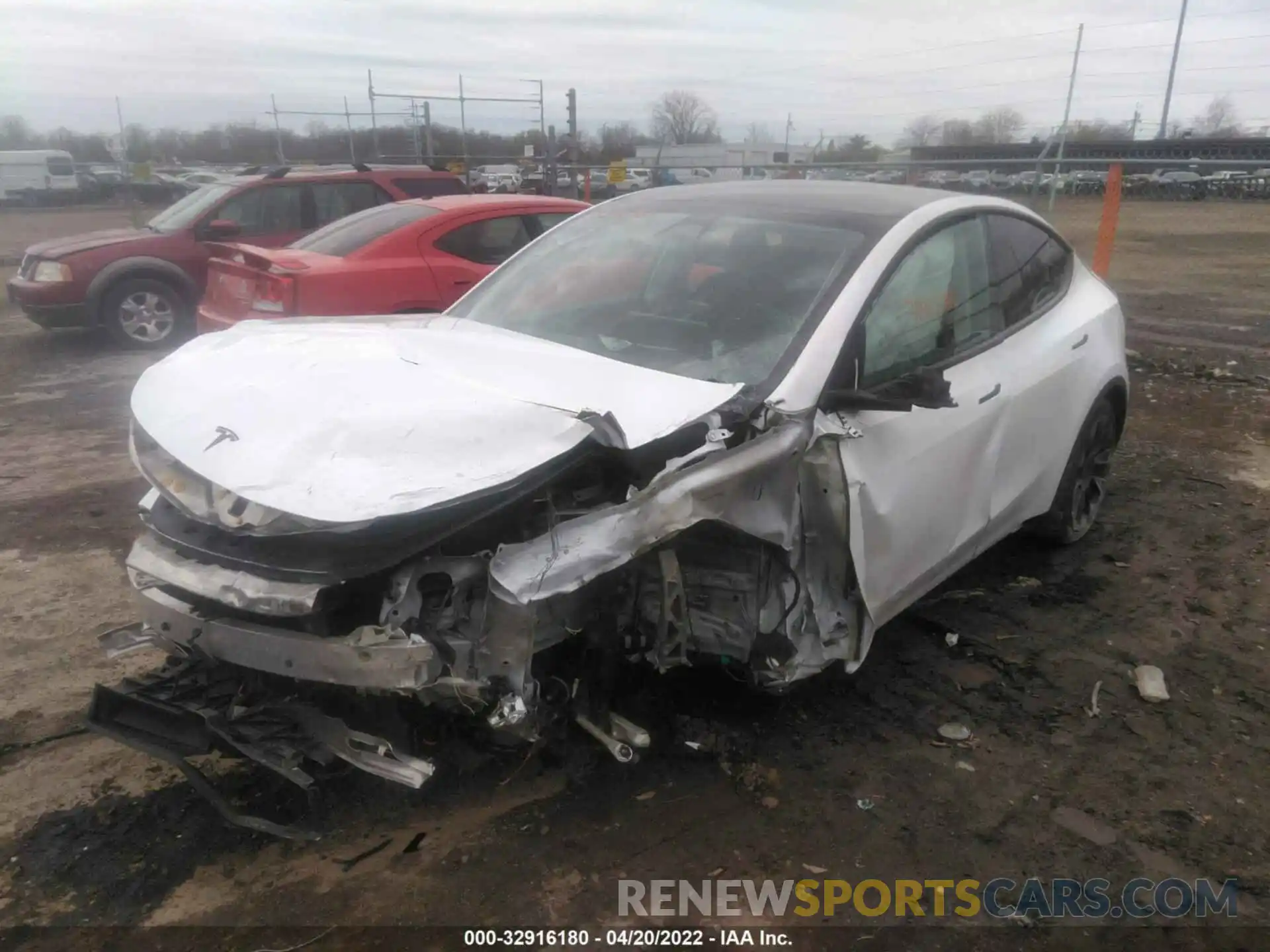 6 Photograph of a damaged car 5YJYGDEE0LF048324 TESLA MODEL Y 2020