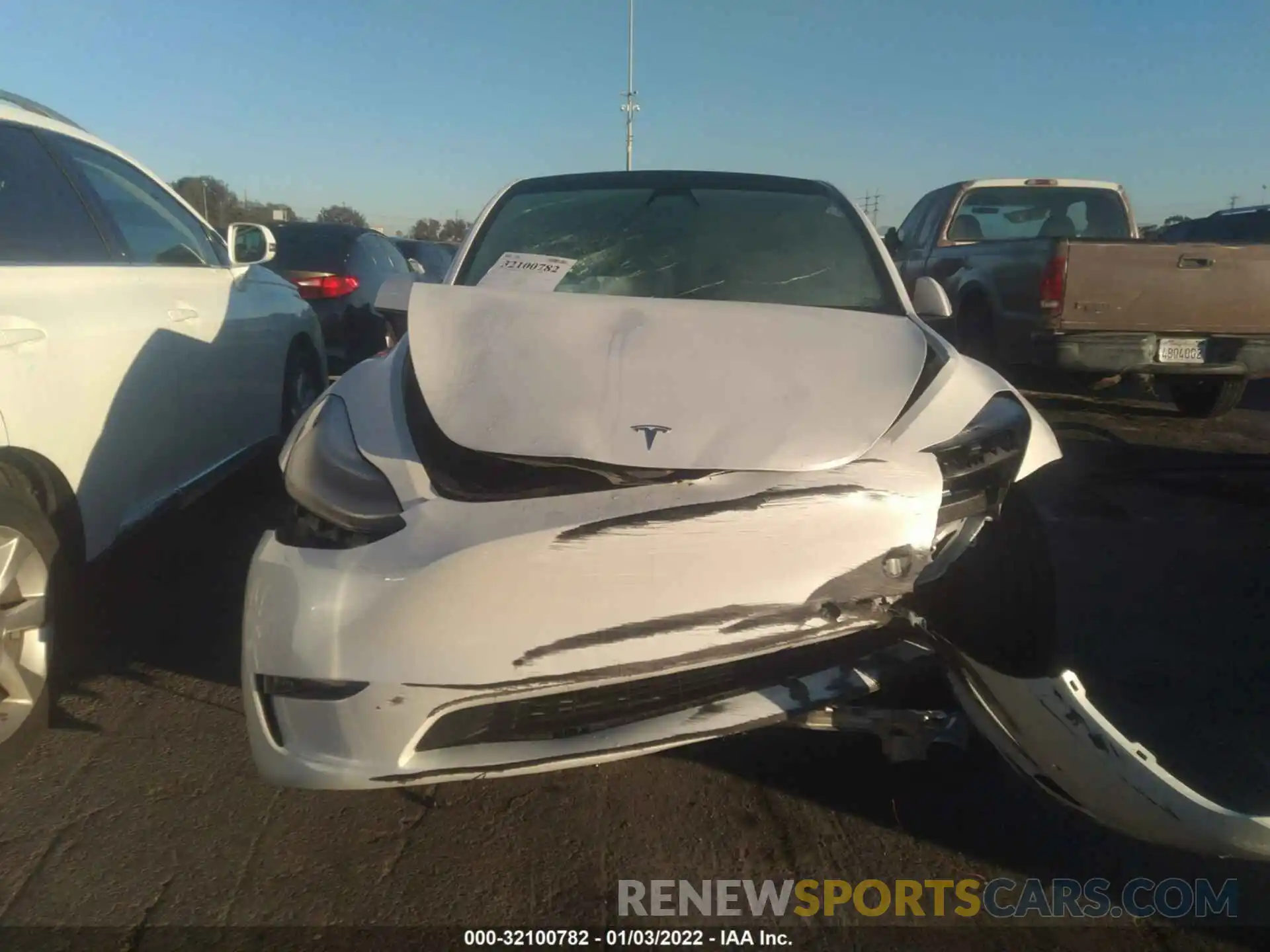 6 Photograph of a damaged car 5YJYGDEE0LF056195 TESLA MODEL Y 2020