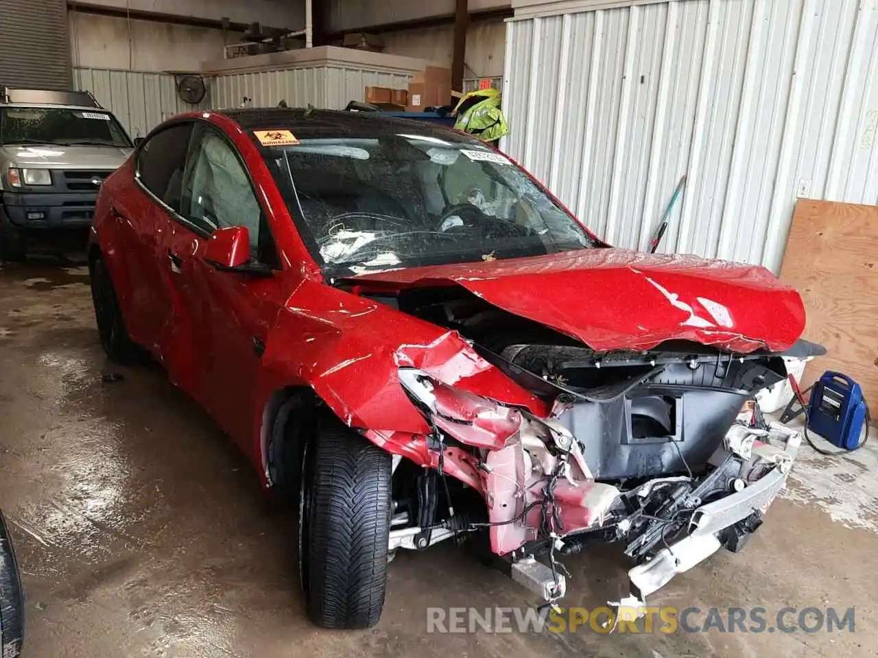 1 Photograph of a damaged car 5YJYGDEE1LF006146 TESLA MODEL Y 2020