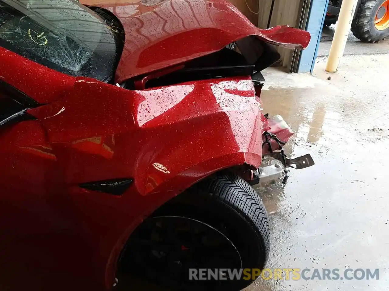 9 Photograph of a damaged car 5YJYGDEE1LF006146 TESLA MODEL Y 2020