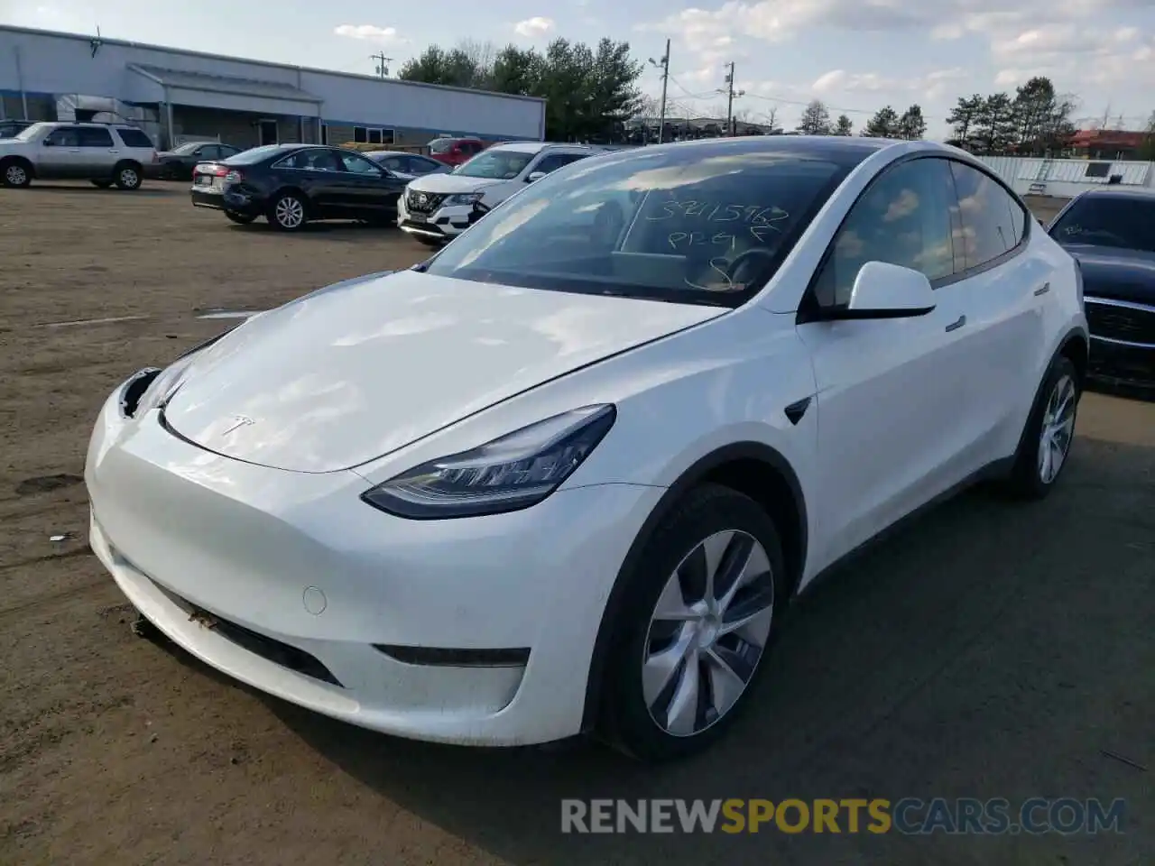 2 Photograph of a damaged car 5YJYGDEE1LF009354 TESLA MODEL Y 2020